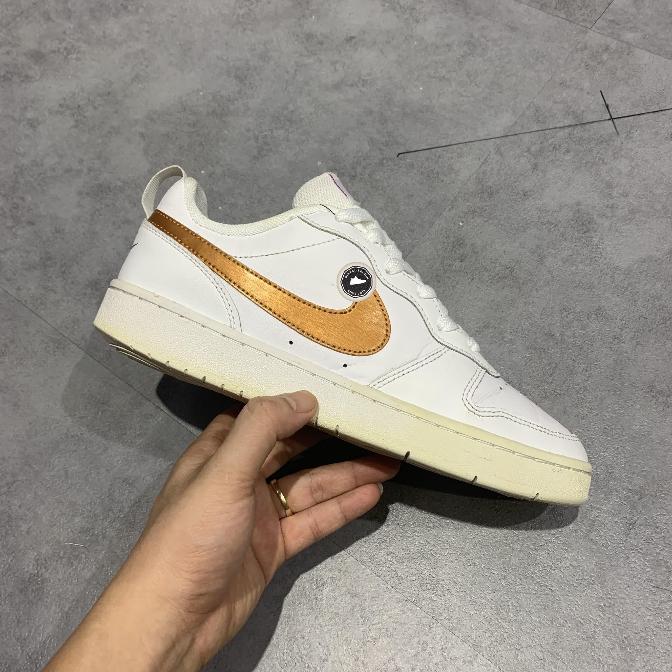 Giày 2hand Nike Court Borough Low 2 SE 'White Metallic Copper' DQ5979-100 SIZE 40 pvn13970
