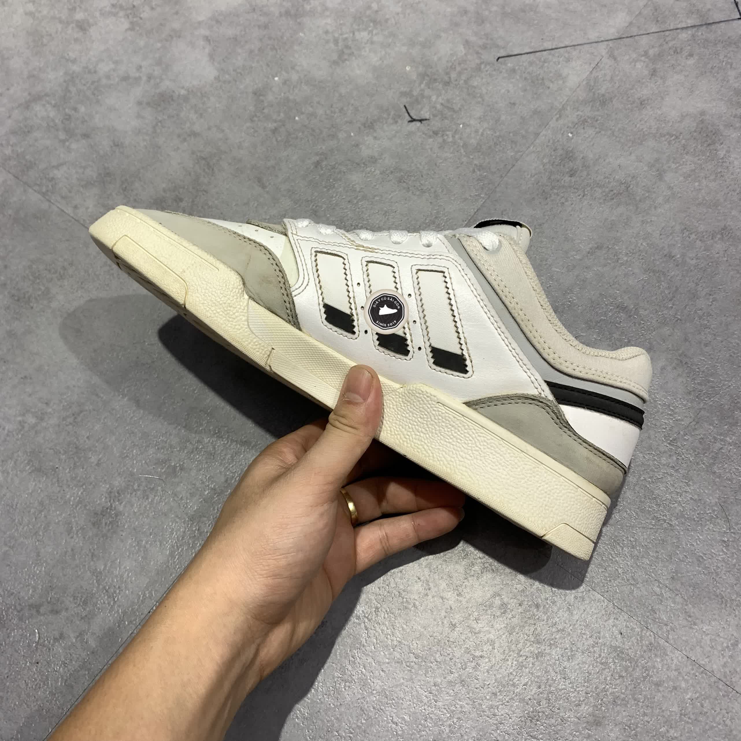 Giày 2hand Adidas Originals Drop Step 'White Grey' ART GV9294 SIZE 40 2/3 pvn14201