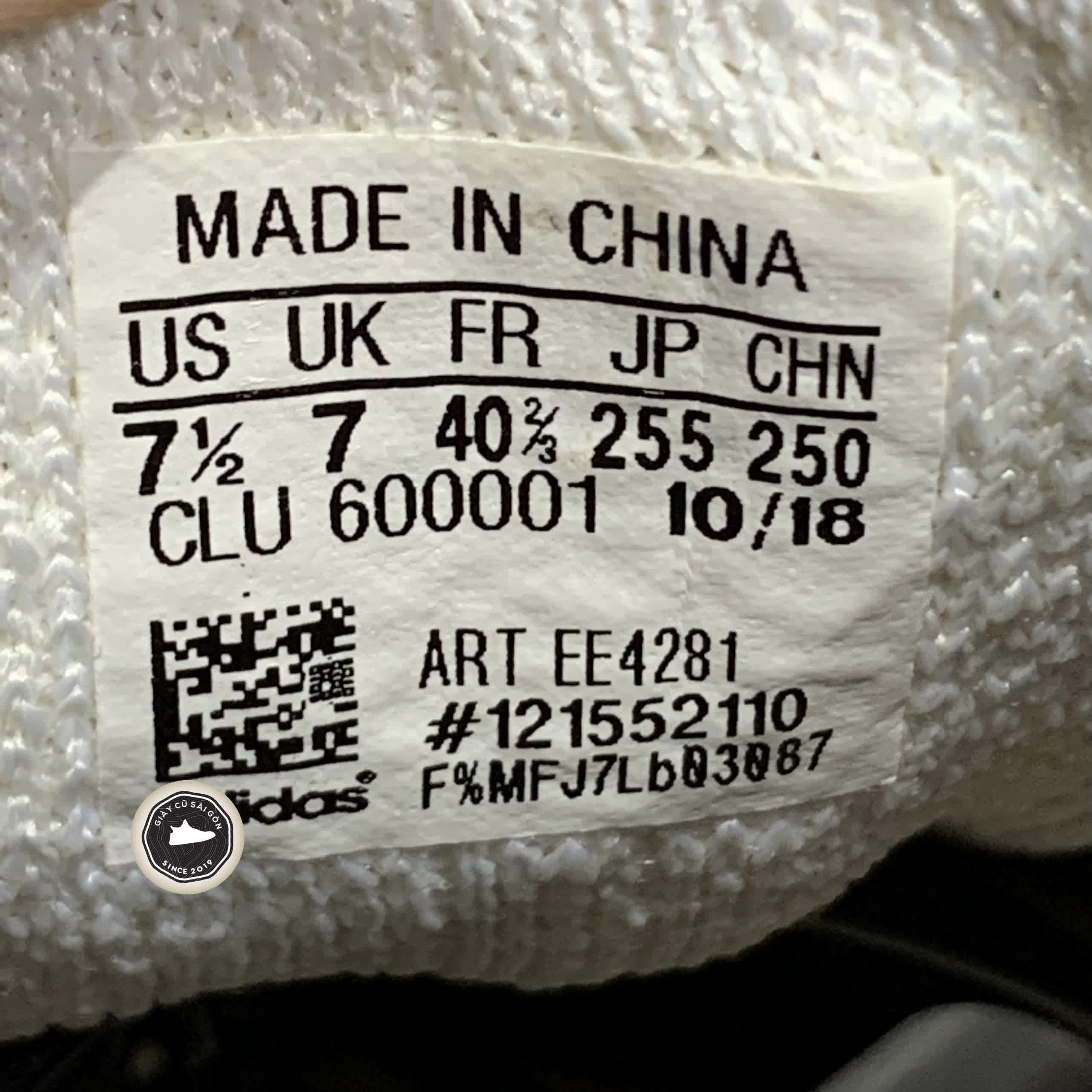 Giày 2hand ADIDAS PUREBOOST HK CLOUD WHITE GREY EE4281 SIZE 40 2/3 pvn14458
