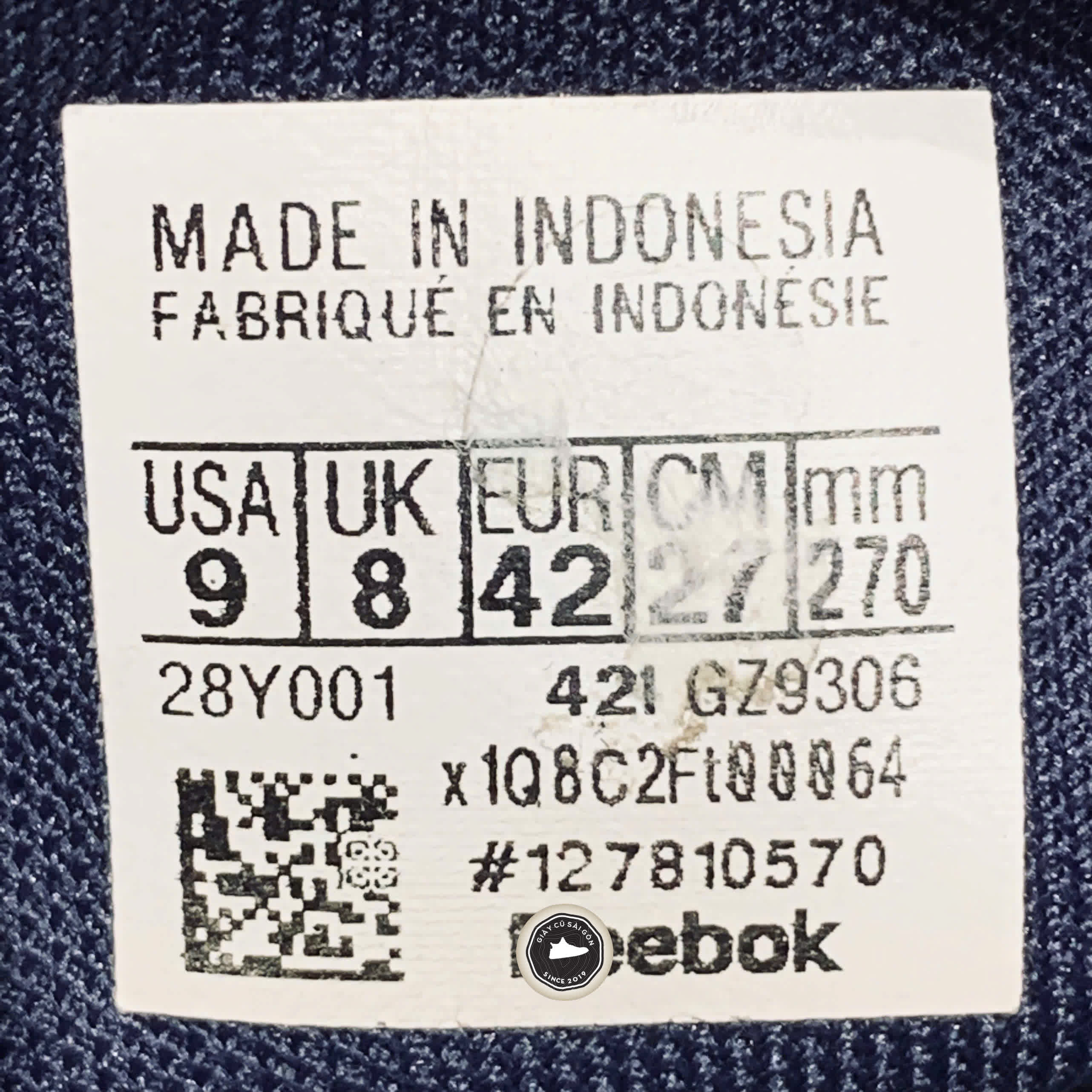 Giày 2HAND Reebok Royal Techque 'Blue' GZ9306 SIZE 42 PVN14922