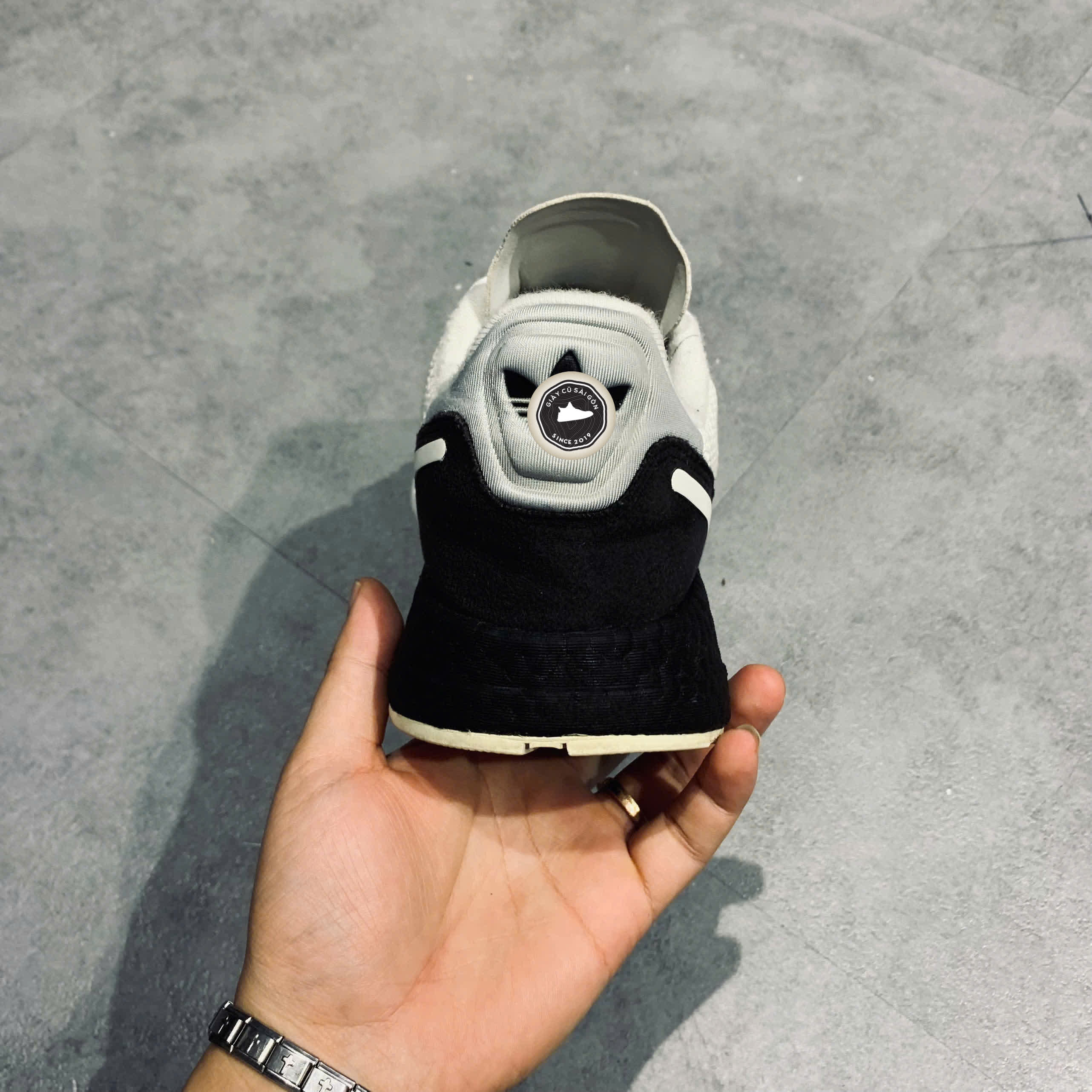 Giày 2HAND Adidas ZX 1K Boost 'White Black' FX6510 SIZE 40 PVN15264