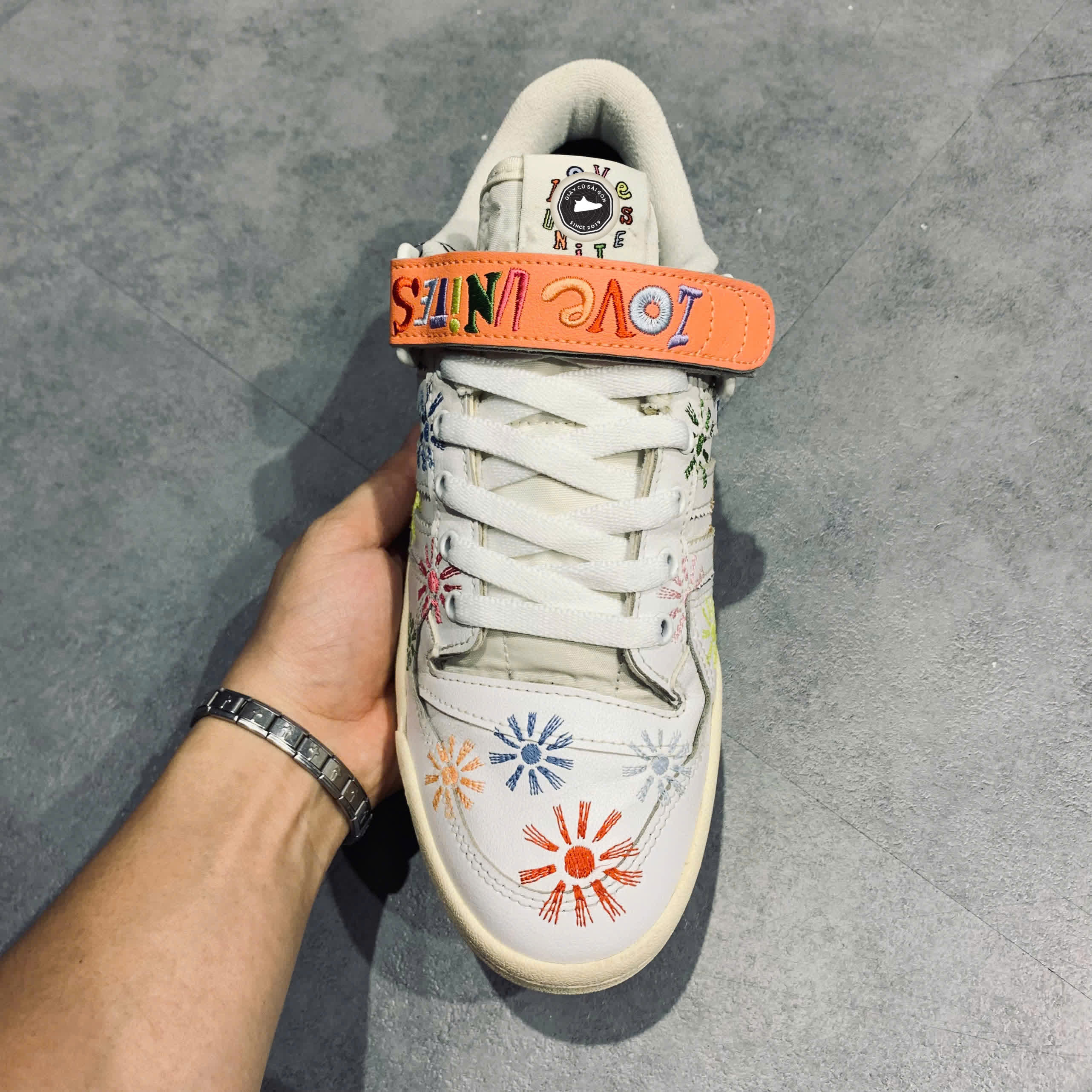 Giày 2HAND Adidas Forum Low 'Pride Pack Love Unites' GW2416 SIZE 40 2/3 PVN15253