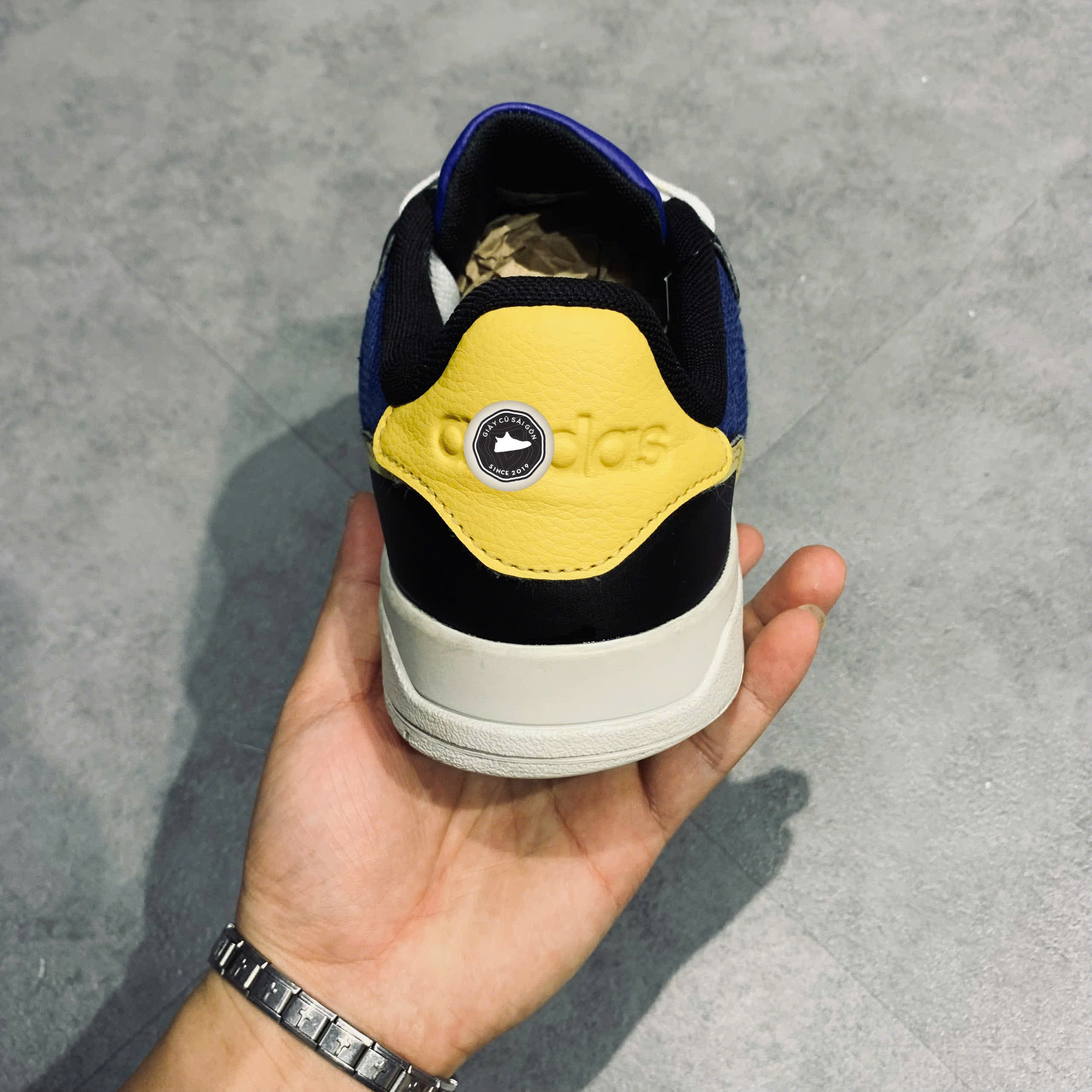 Giày 2hand adidas neo Entrap 'White Yellow Blue' GW7007 SIZE 42 PVN14824