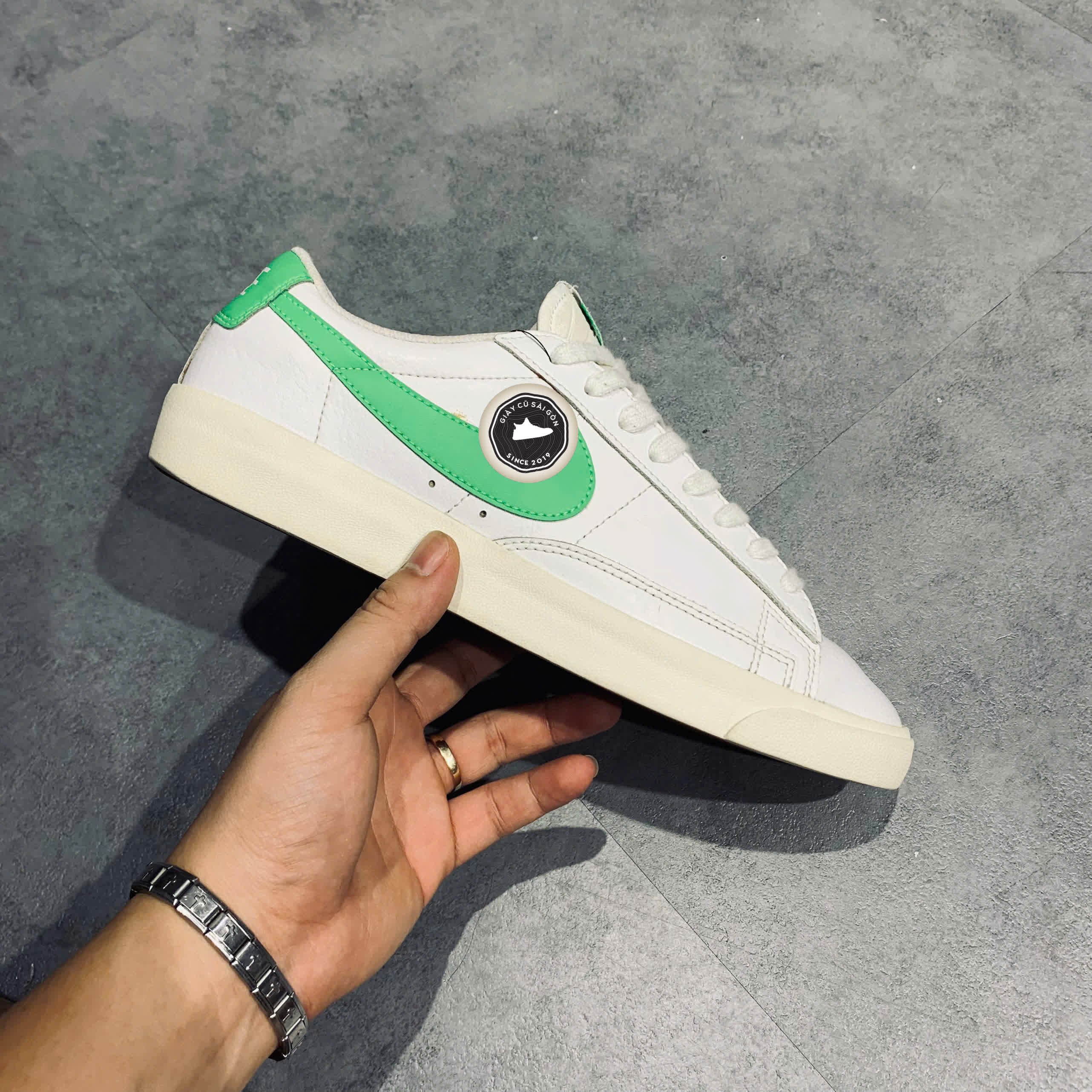 Giày 2hand Nike Blazer Low Leather Ci6377-105 SIZE 40.5 PVN15001