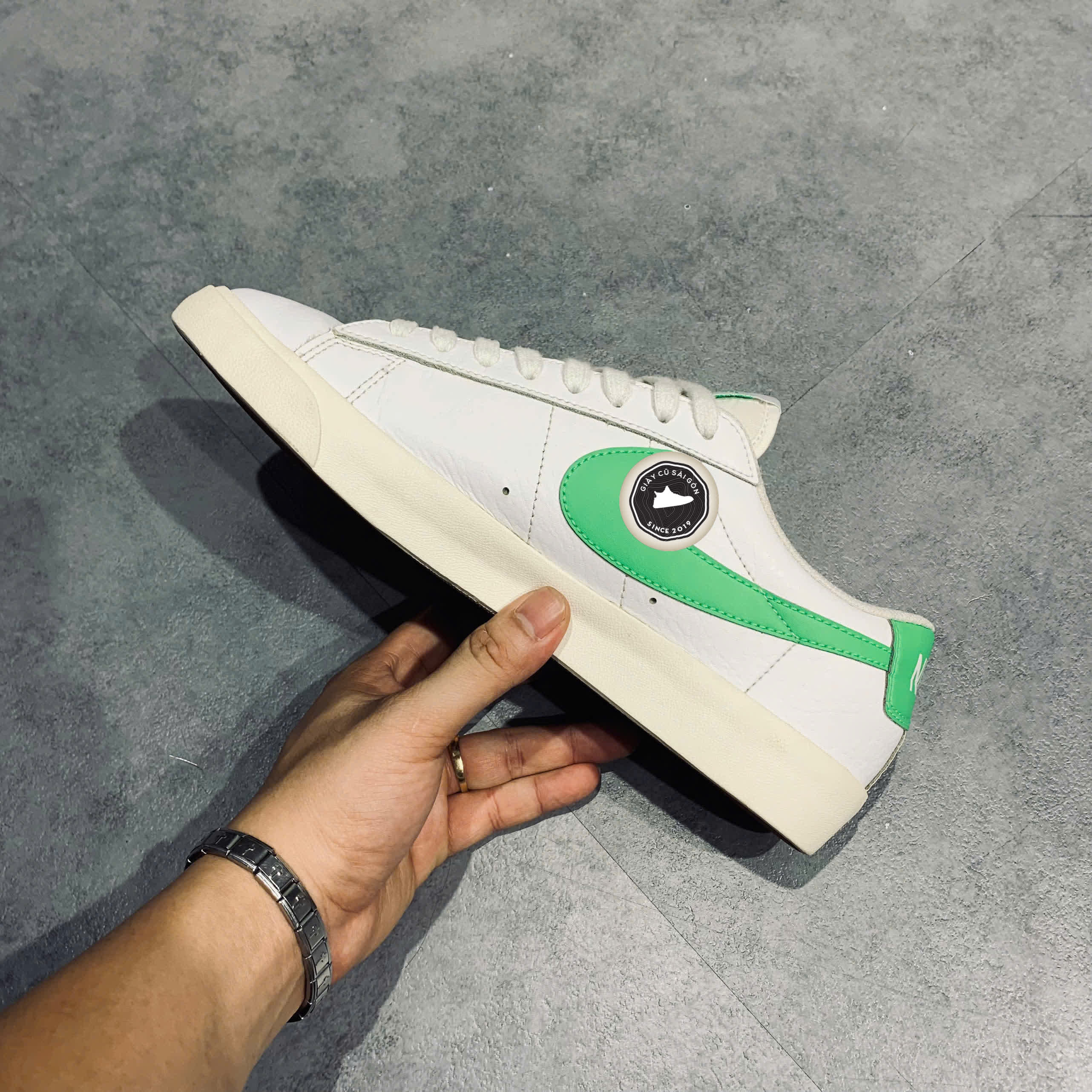 Giày 2hand Nike Blazer Low Leather Ci6377-105 SIZE 40.5 PVN15001