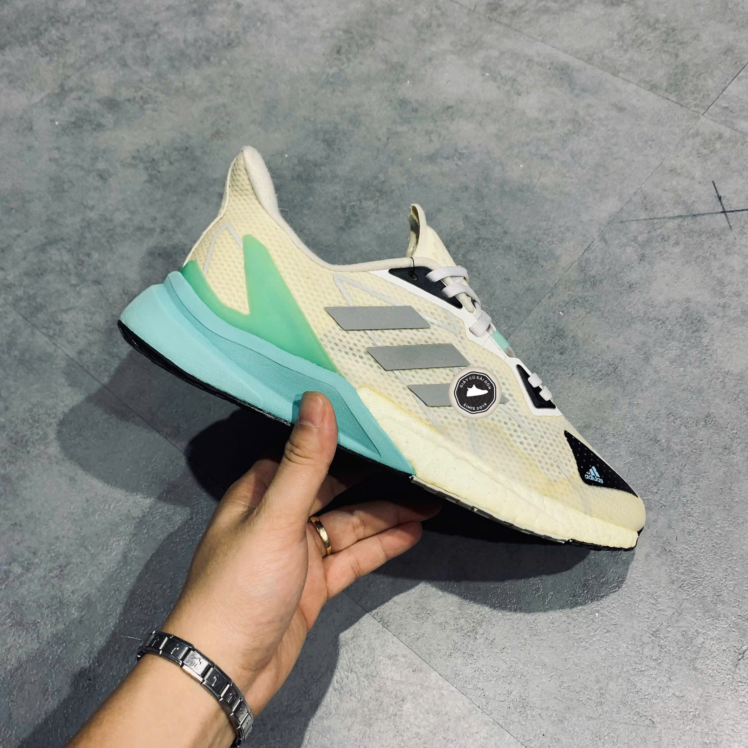 Giày 2hand adidas X9000L3 HEAT.RDY 'White Blue' FX8413 SIZE 40 2/3 PVN15095