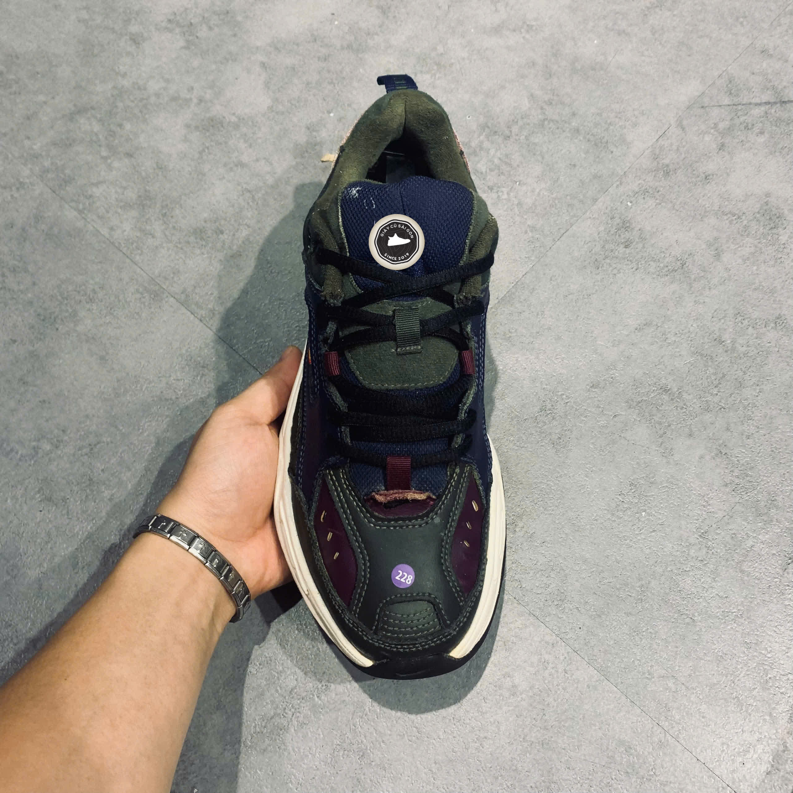 Giày 2HAND Nike M2K Tekno 'Navy Sequoia' AV4789-401 SIZE 40.5 PVN15152