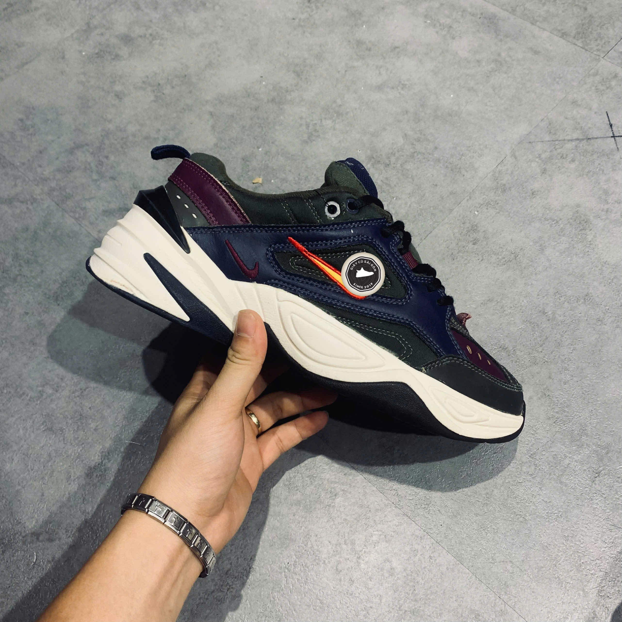 Giày 2HAND Nike M2K Tekno 'Navy Sequoia' AV4789-401 SIZE 40.5 PVN15152