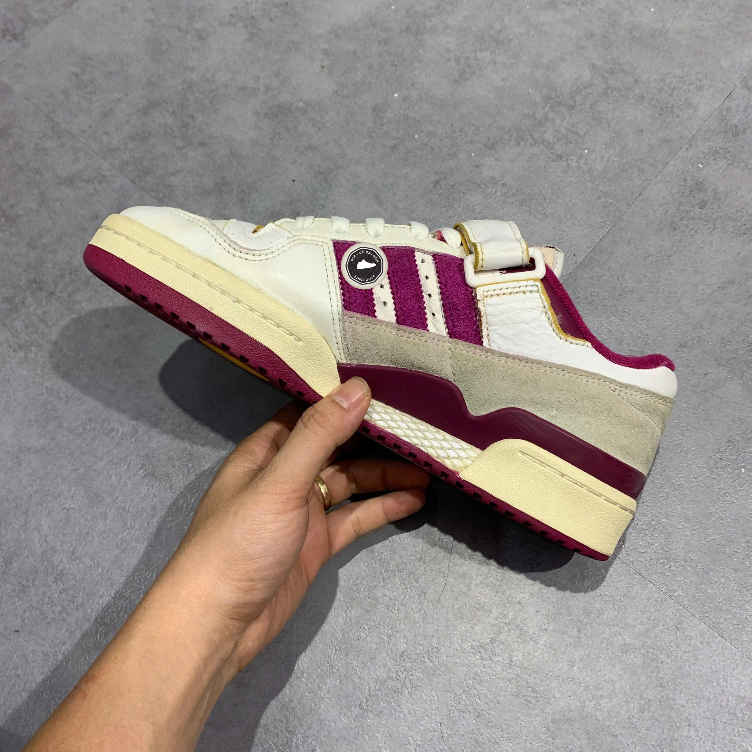 Giày 2HAND Adidas Originals Forum 84 Low 'Power Berry' GV9114 SIZE 41 1/3 PVN15392