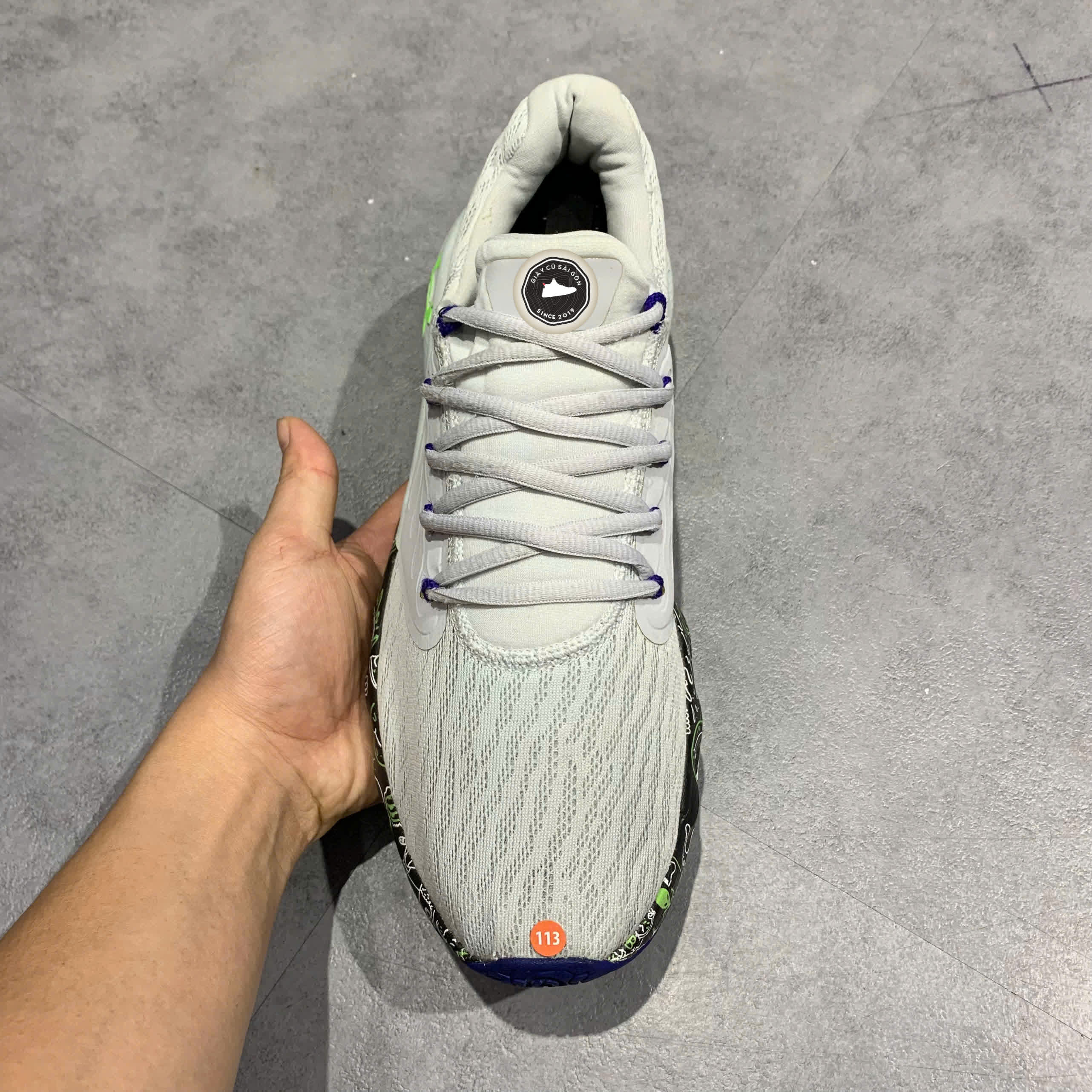 Giày 2hand Under Armour Charged Vantage Fun CN 'Grey Green' 3026450-100 SIZE 42.5 PVN15373
