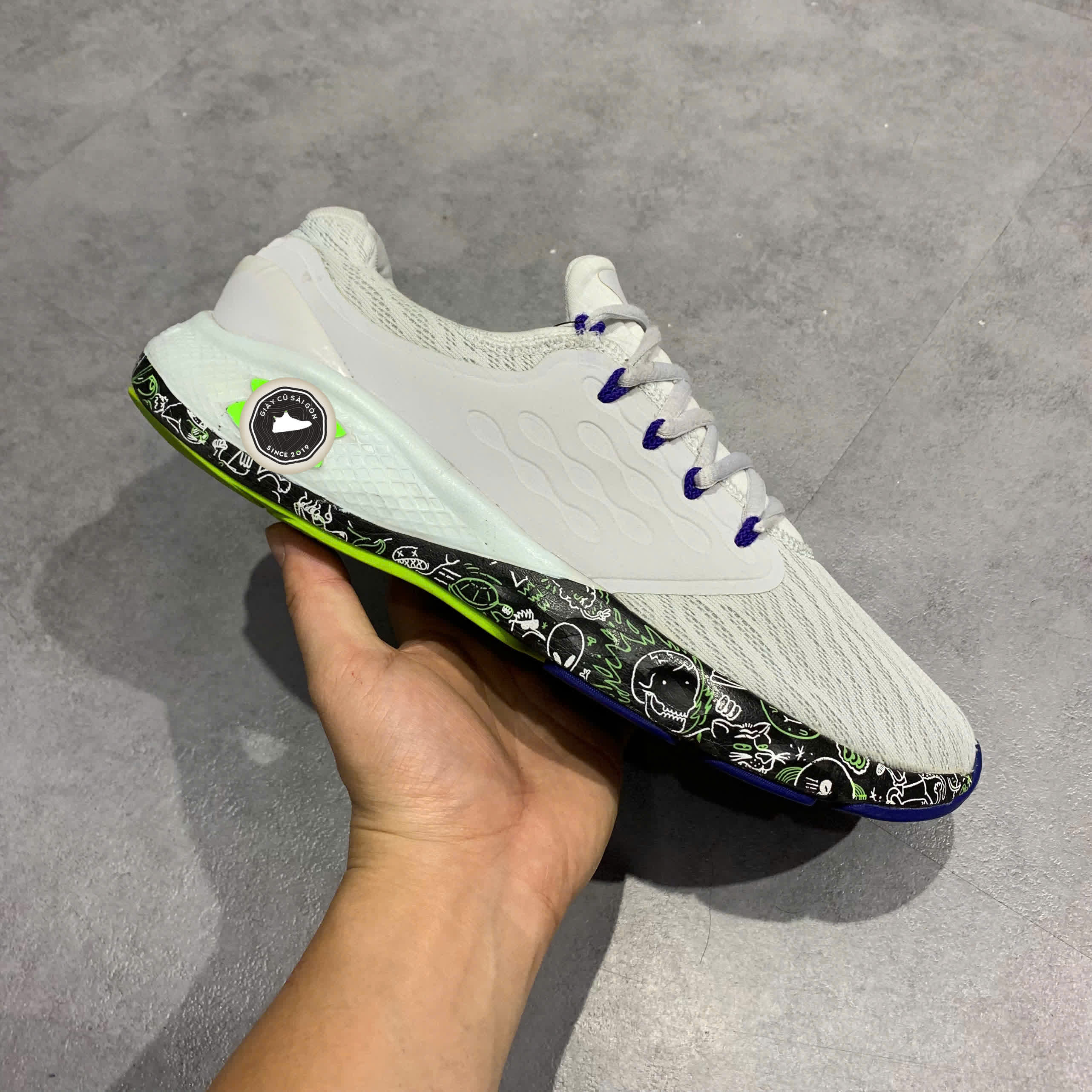 Giày 2hand Under Armour Charged Vantage Fun CN 'Grey Green' 3026450-100 SIZE 42.5 PVN15373