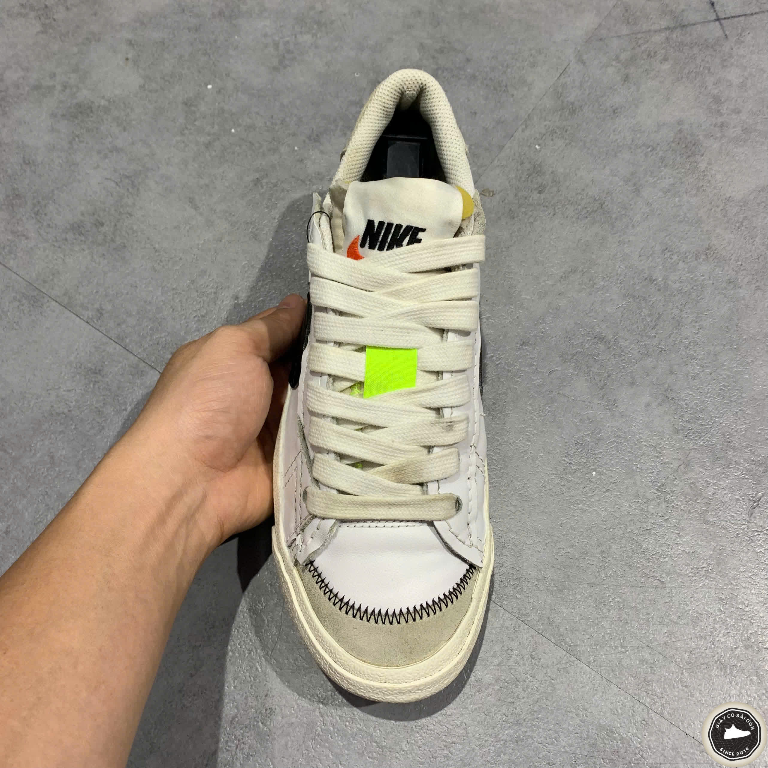 Giày 2HAND Nike Blazer Low '77 Jumbo 'White Black' DN2158-101 SIZE 40 PVN15665