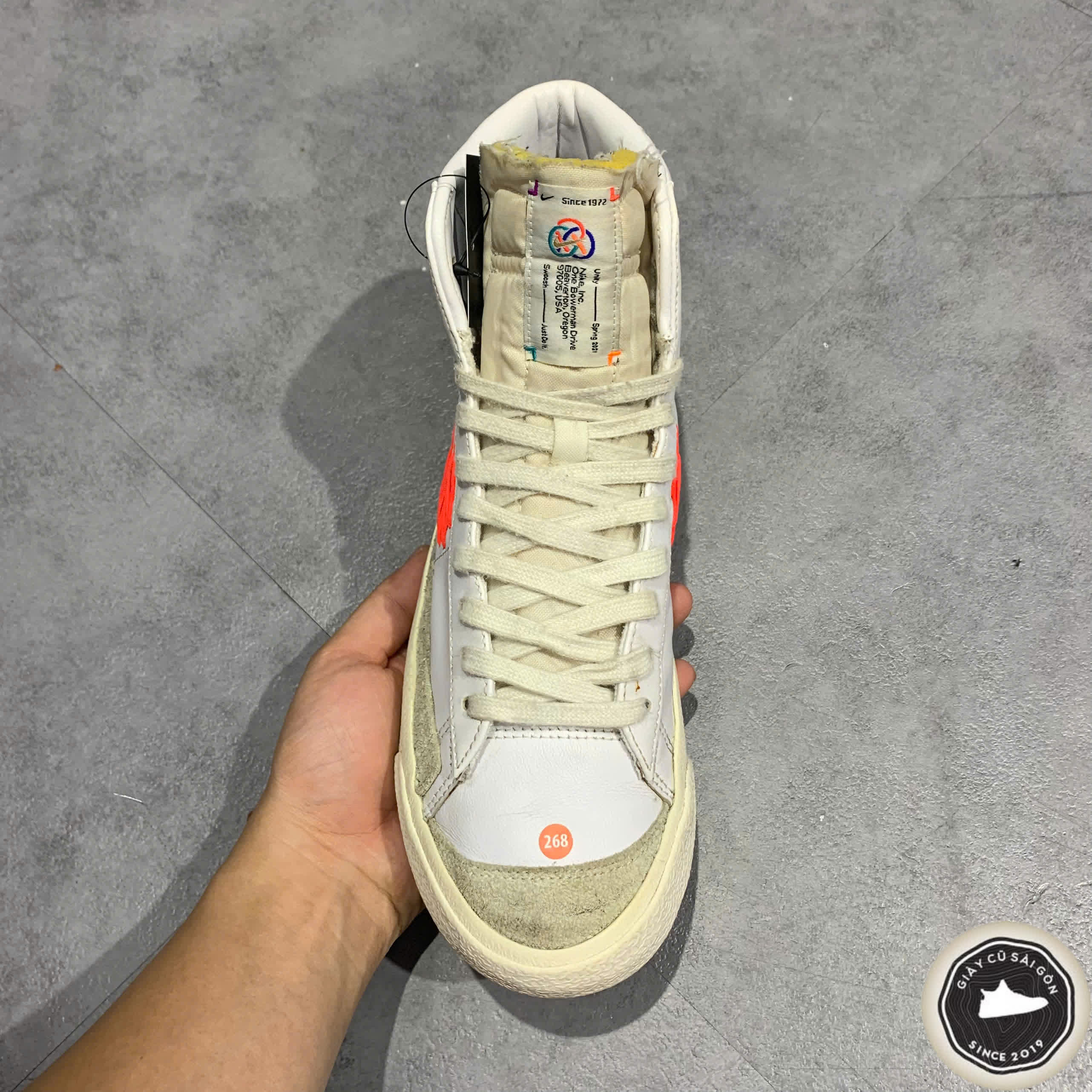 Giày 2HAND Nike Blazer Mid 77 Vintage Zig Zag DD8489-161 SIZE 40.5 PVN15701