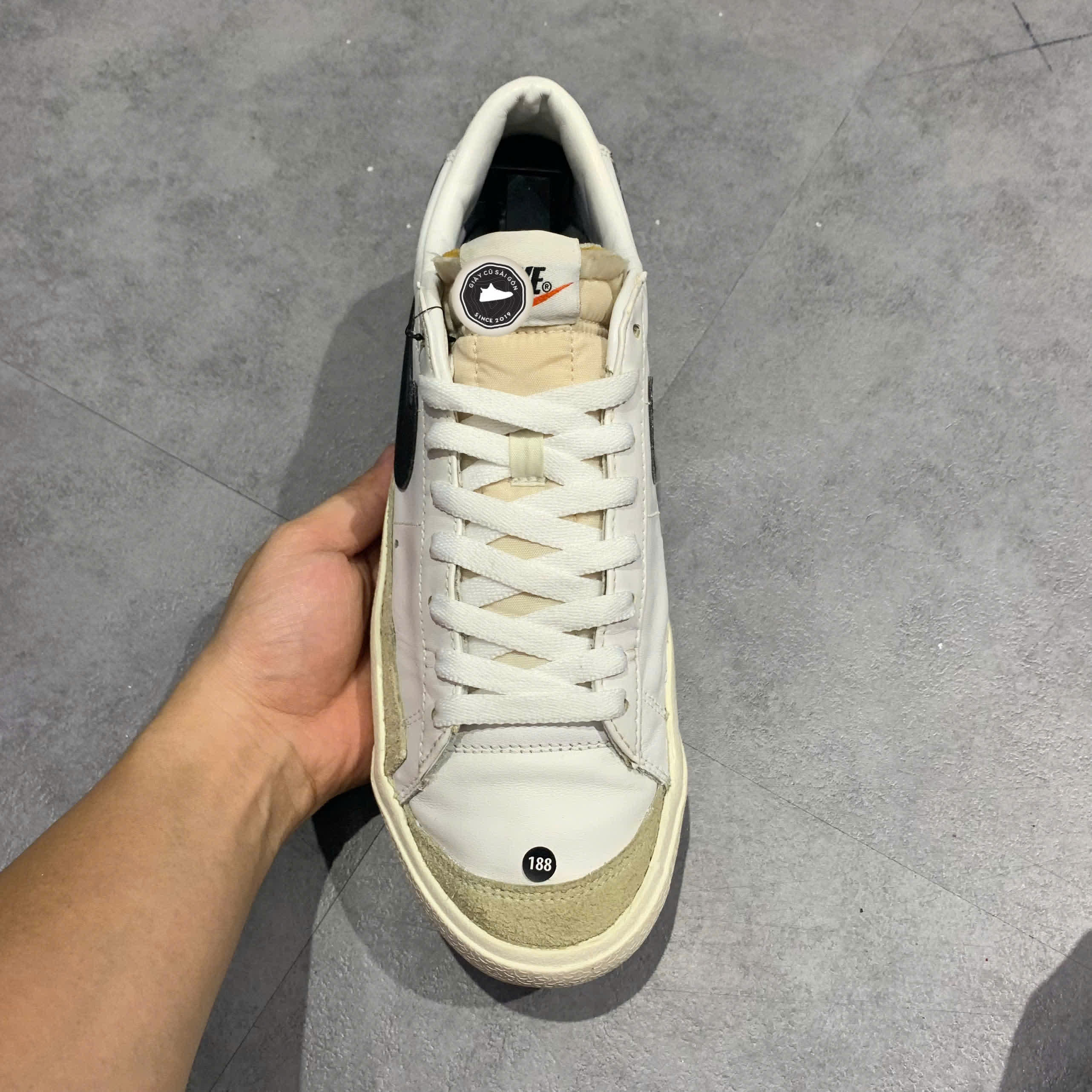 Giày 2hand Blazer Low '77 Vintage 'White Black' DA6364-101 SIZE 43 pvn15671