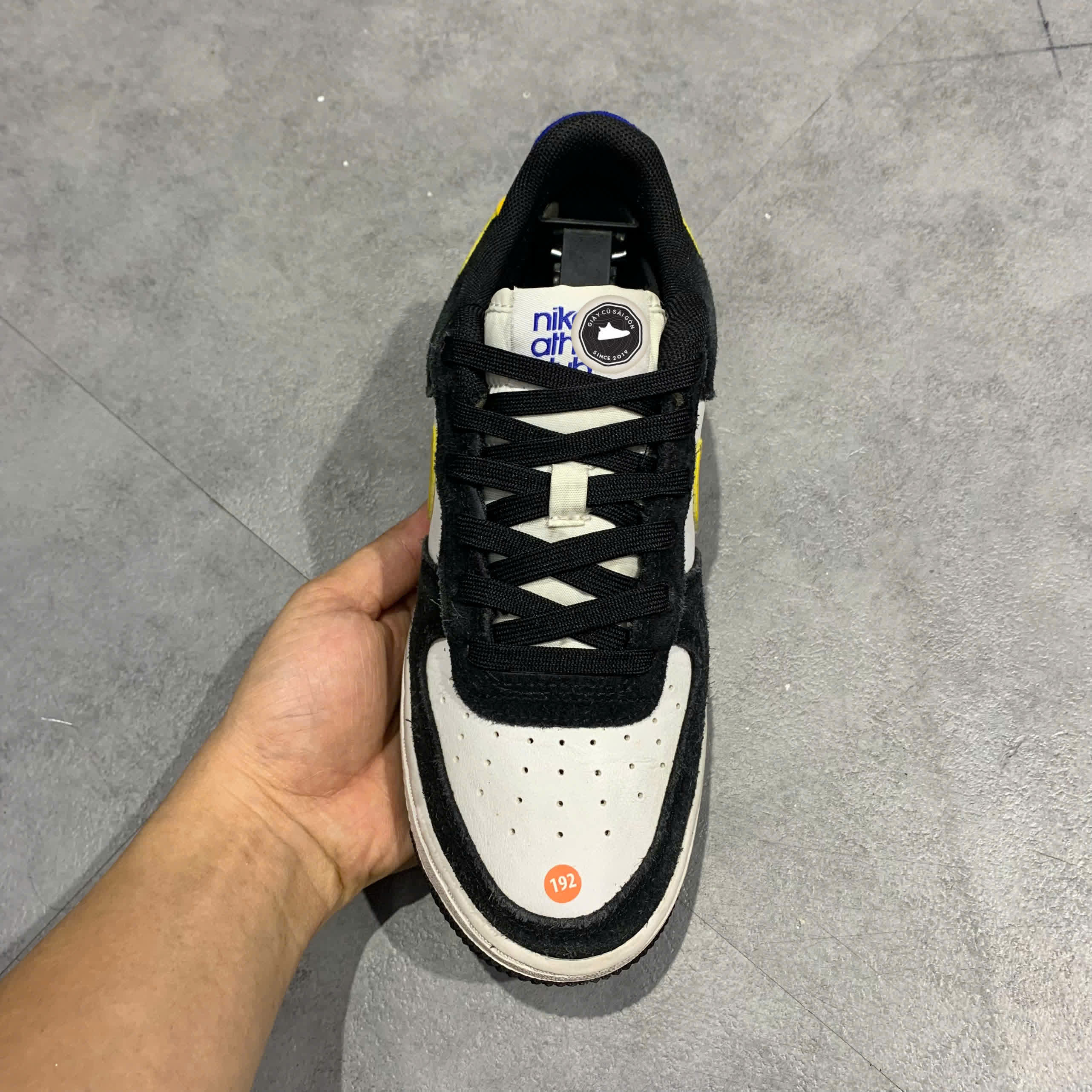 Giày 2HAND Nike Air Force 1 Low Club Black University Gold DH9597-002 SIZE 36 PVN15917