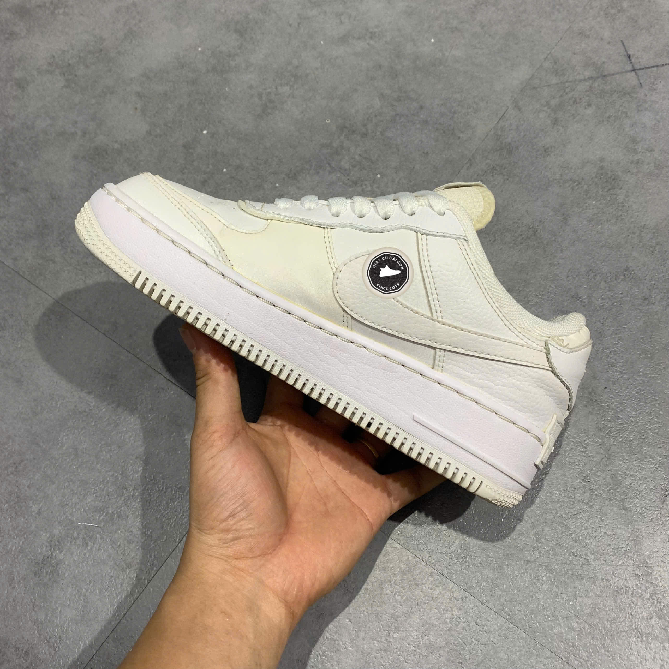 Giày 2HAND Nike Air Force 1 Shadow 'Triple White' CI0919-100 SIZE 37.5 PVN15888