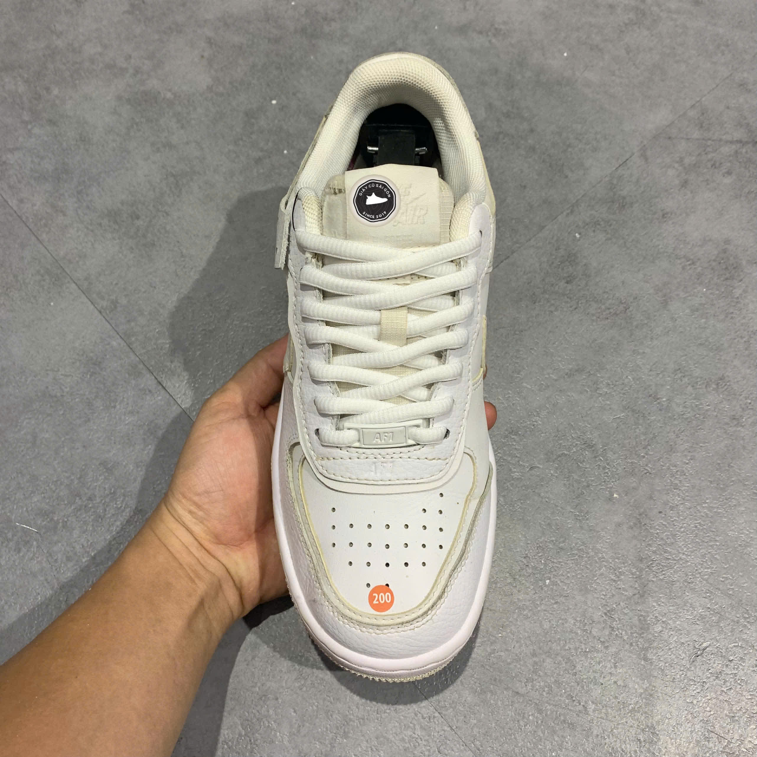 Giày 2hand Nike Air Force 1 Shadow 'Triple White' CI0919-100 SIZE 36.5 pvn15921