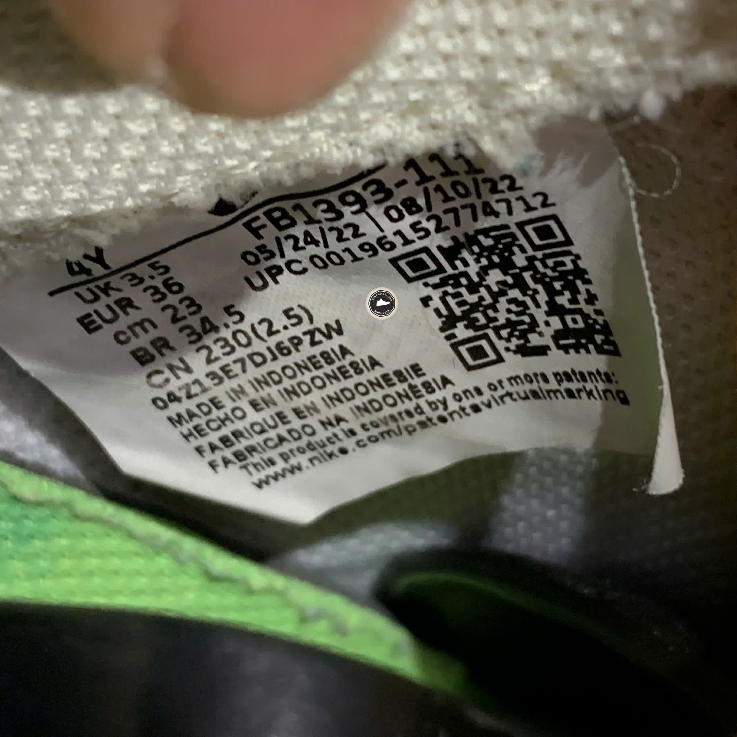 Giày 2hand Nike Air Force 1 Low 'Play One' FB1393-111 SIZE 36