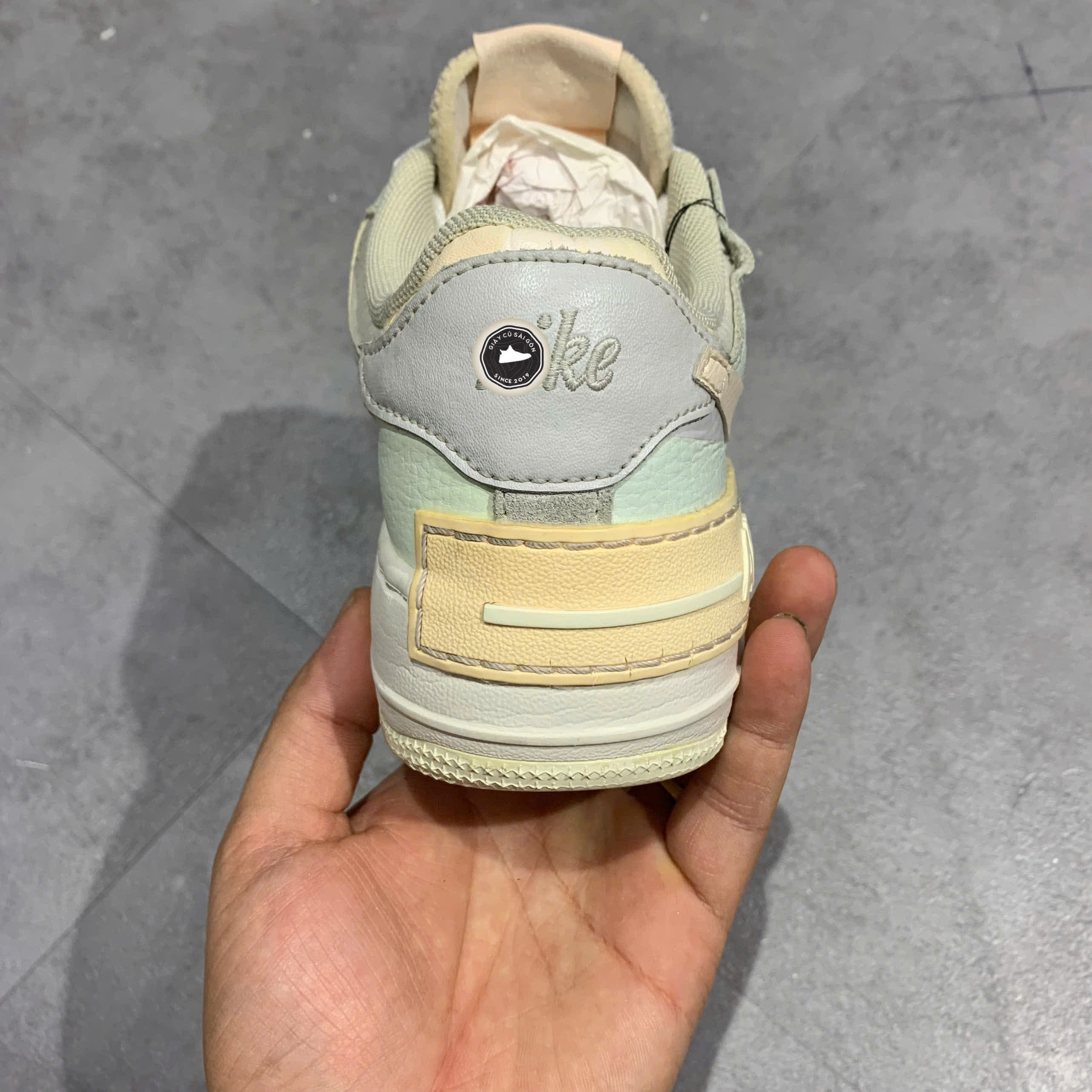 Giày 2HAND Nike Air Force 1 Shadow 'Barely Green Crimson Tint' CU8591-104 SIZE 37.5 PVN15920