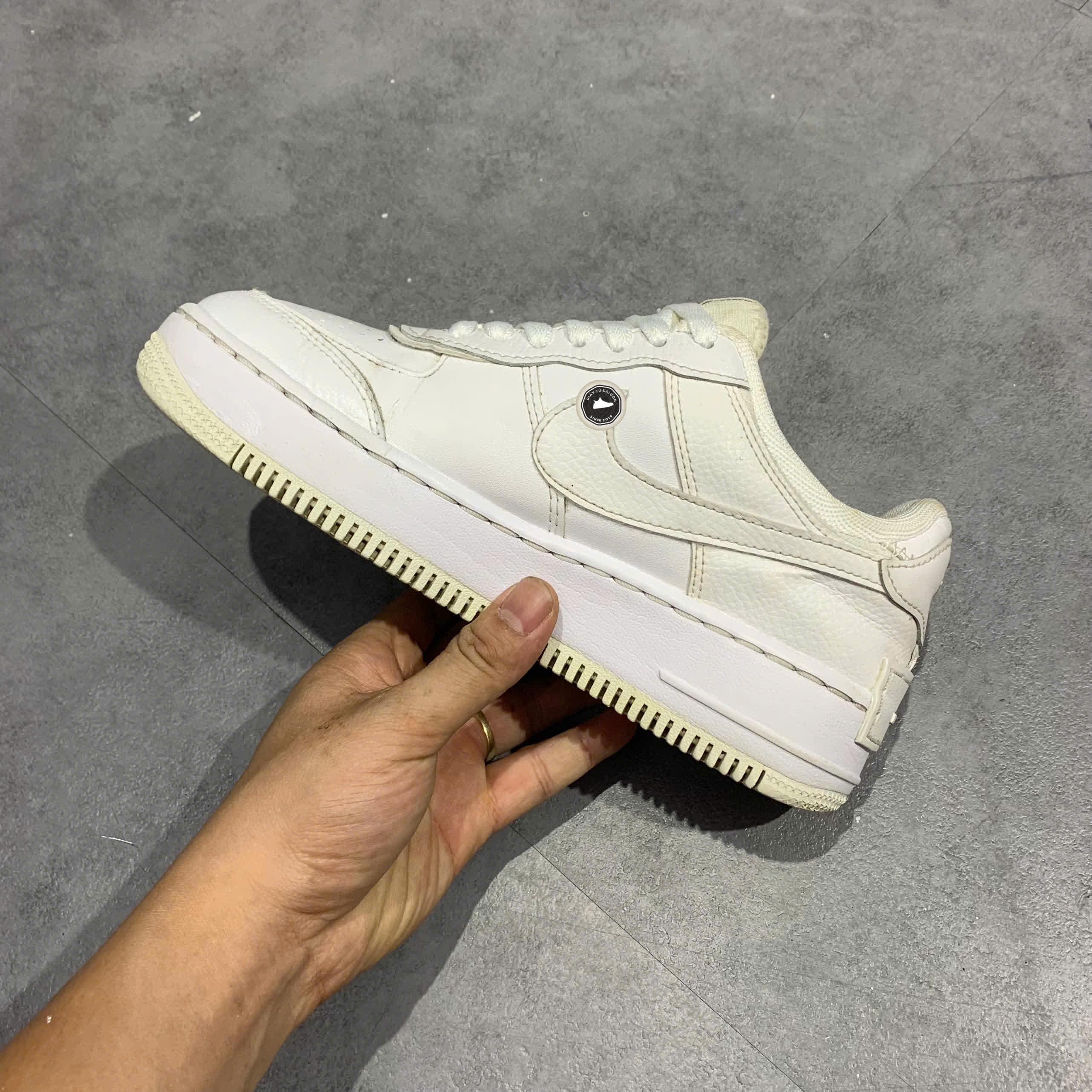 Giày 2hand Nike Air Force 1 Shadow 'Triple White' CI0919-100 SIZE 37.5