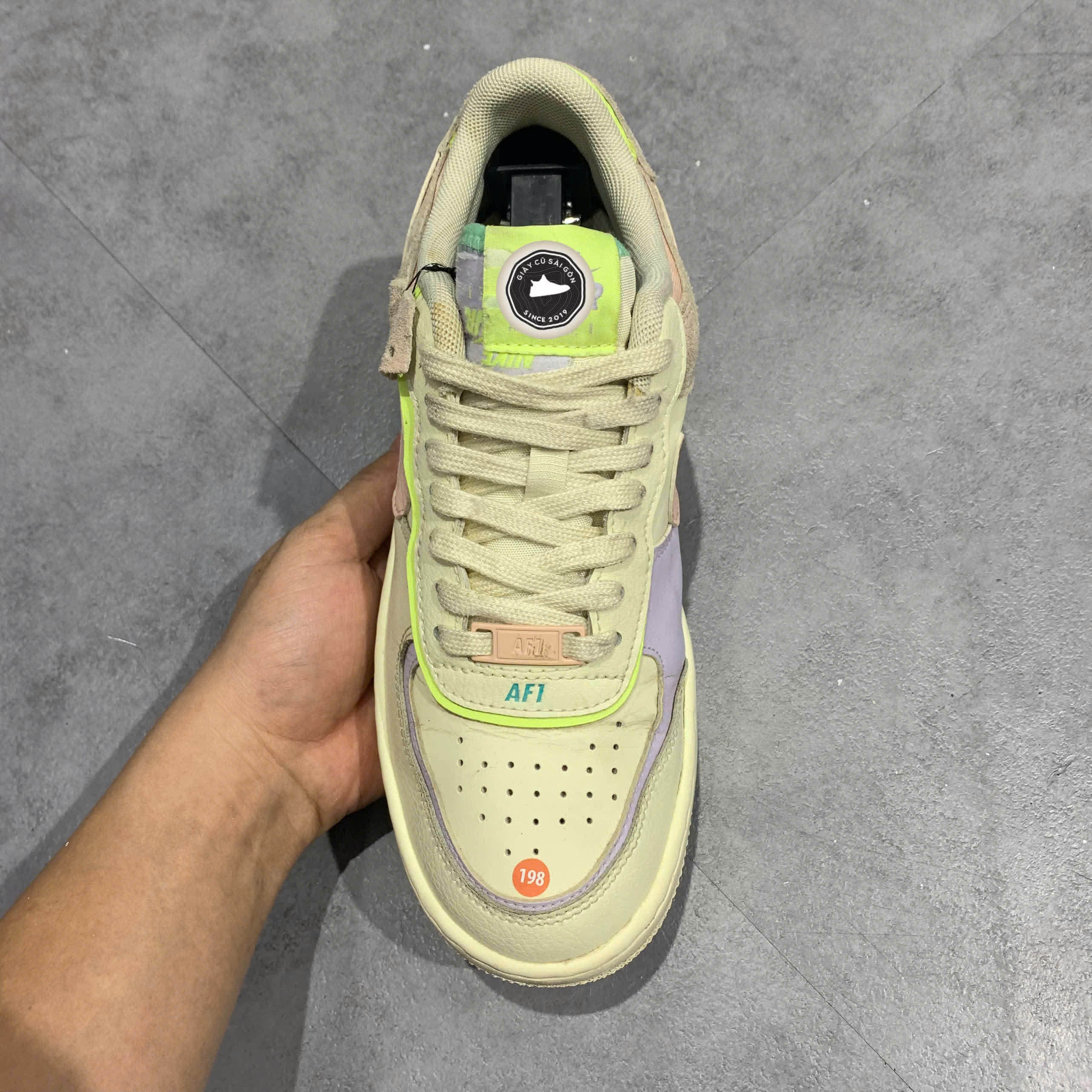 Giày 2HAND Nike Air Force 1 Shadow 'Cashmere' CI0919-700 SIZE 37.5 PVN15865