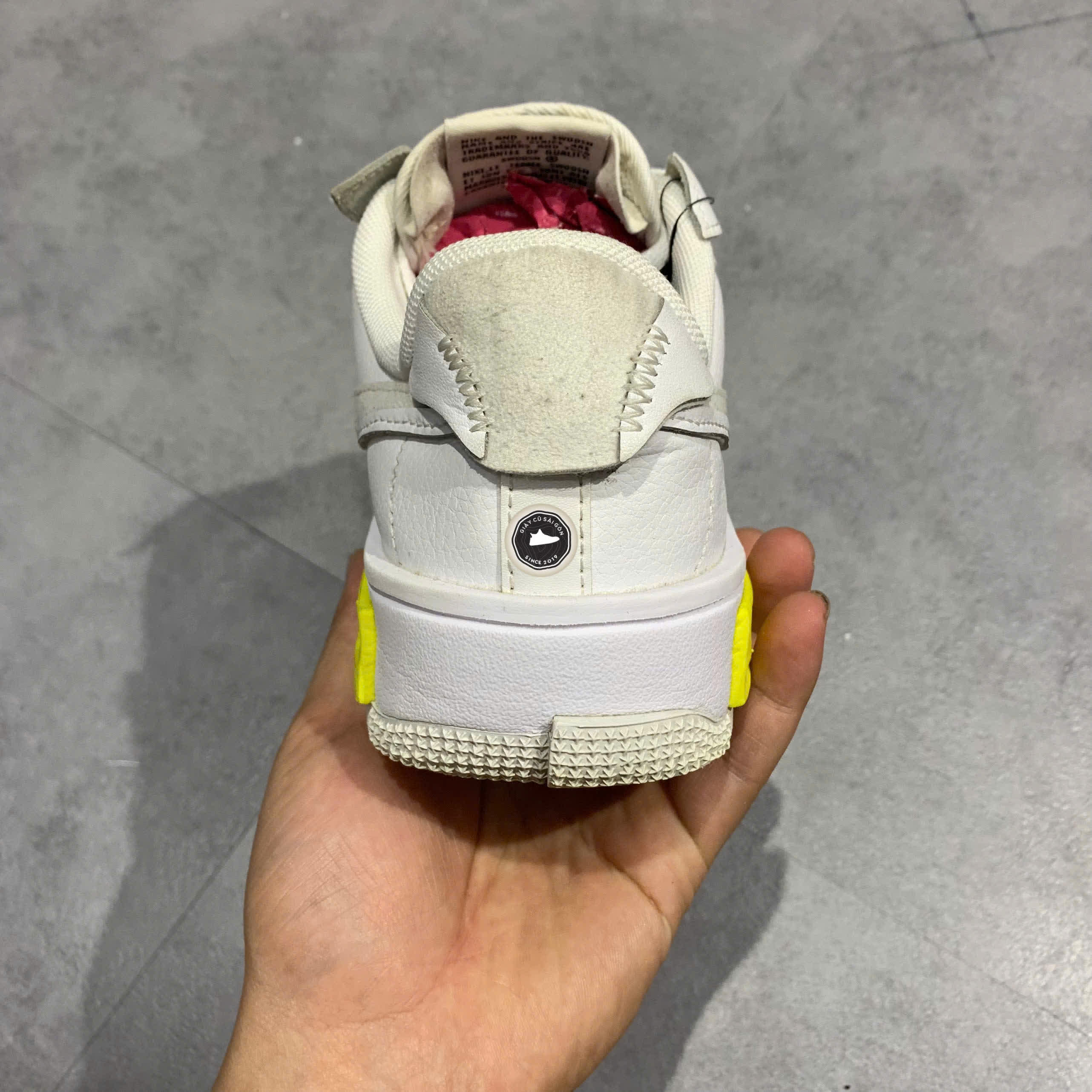 Giày 2HAND Nike Air Force Fontanka 'White Opti Yellow' DA7024