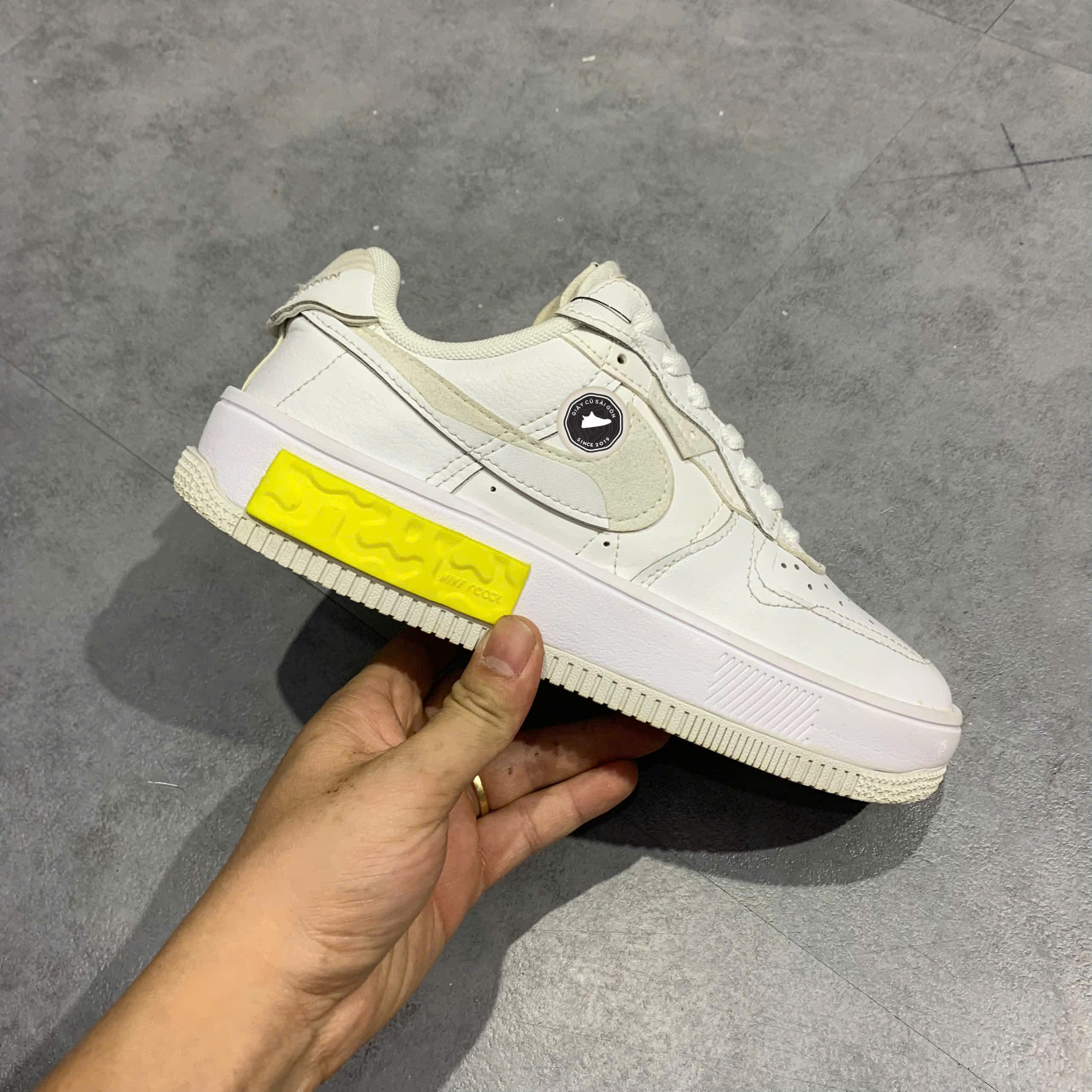 Giày 2HAND Nike Air Force Fontanka 'White Opti Yellow' DA7024