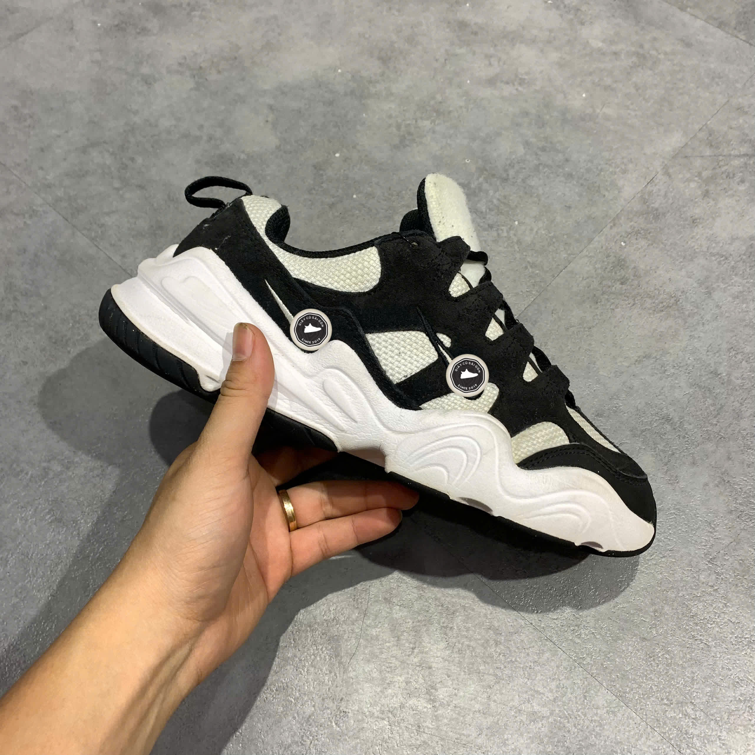 Giày 2hand Tech Hera 'White Black' DR9761-101 SIZE 39 pvn14762
