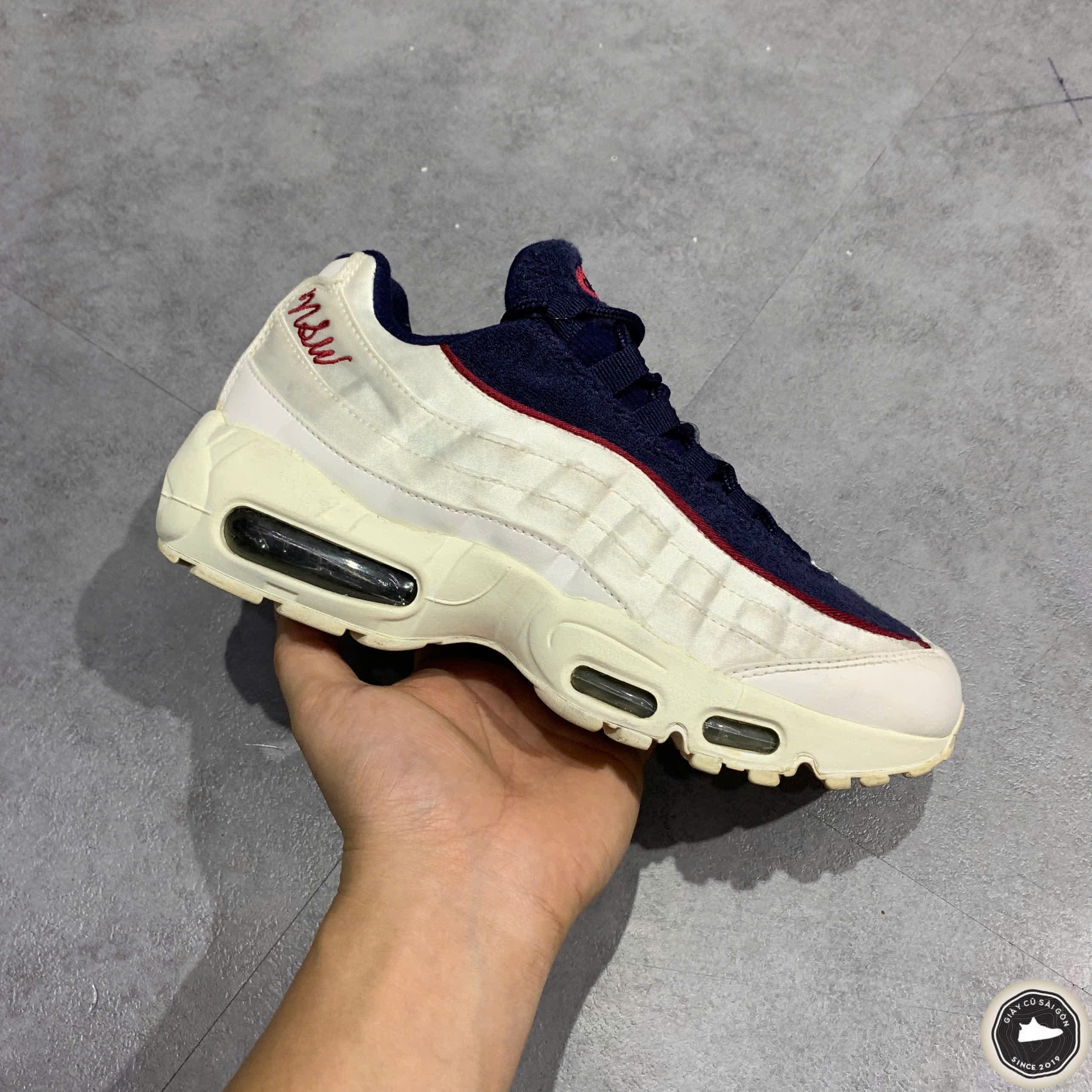 Giày 2hand Air Max 95 LX NSW Satin Terry AA1103-100 SIZE 38.5 PVN16032