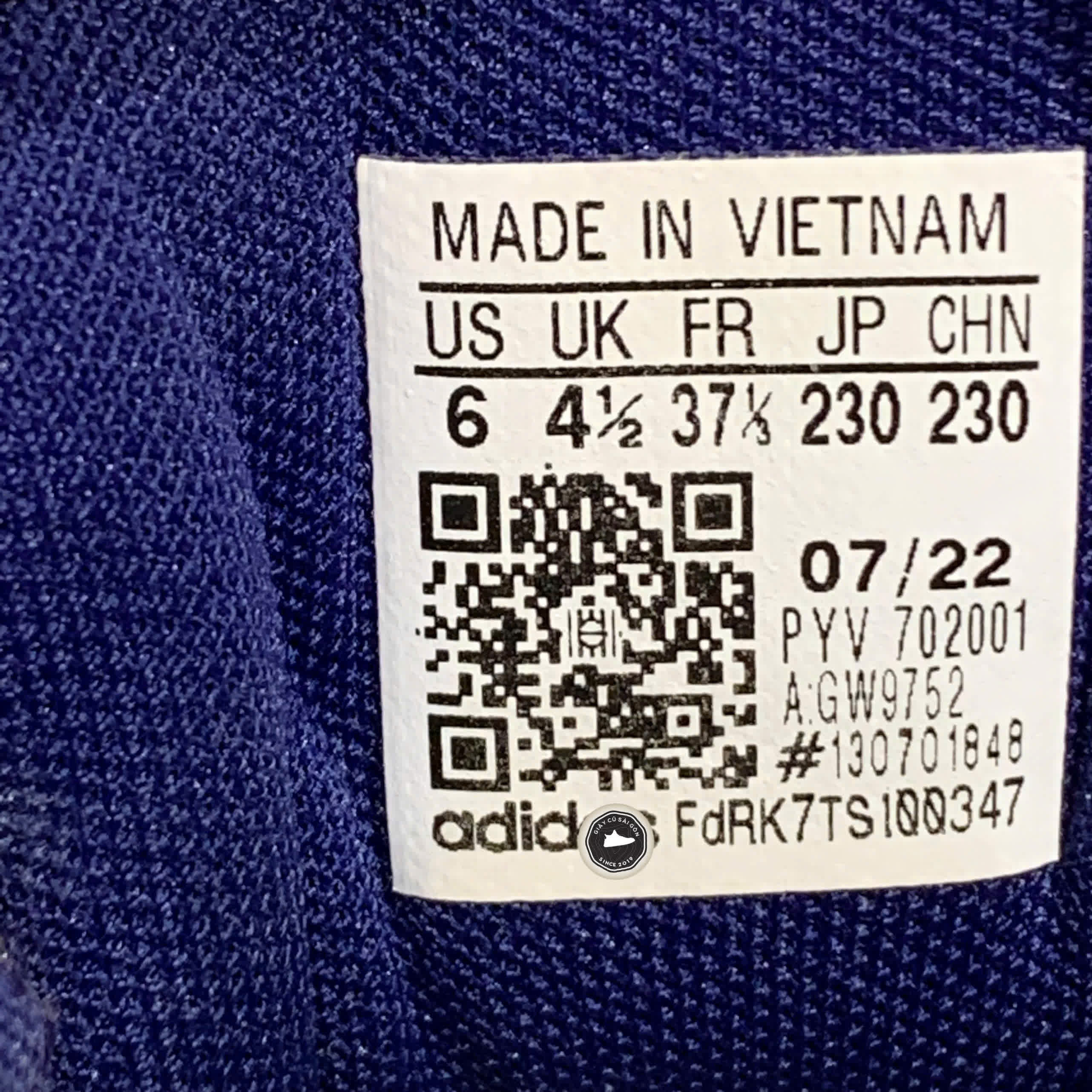 Giày 2hand Originals ASTIR W GW9752 SIZE 37 1/3 PVN16009