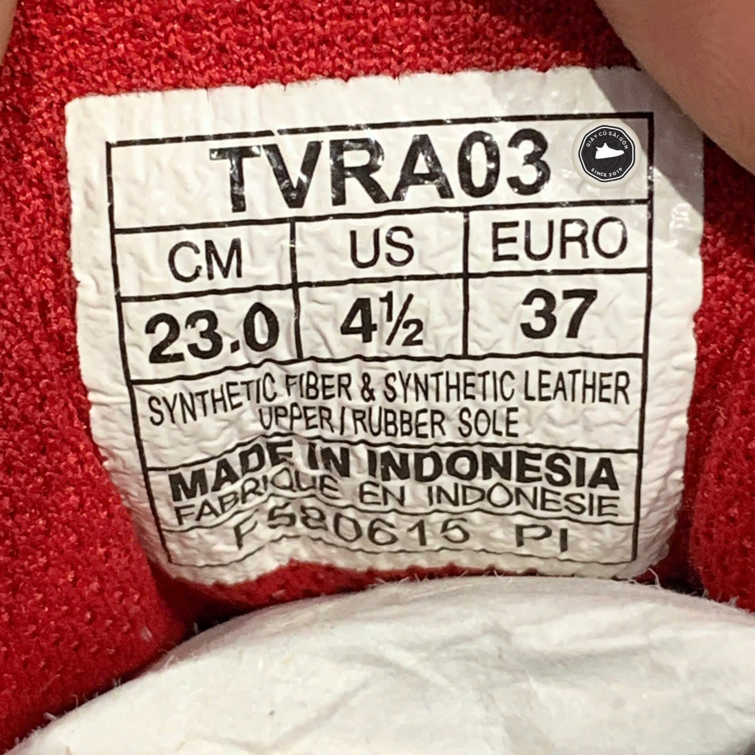 Giày 2hand Rivre CS TVRA03 SIZE 37 pvn16135