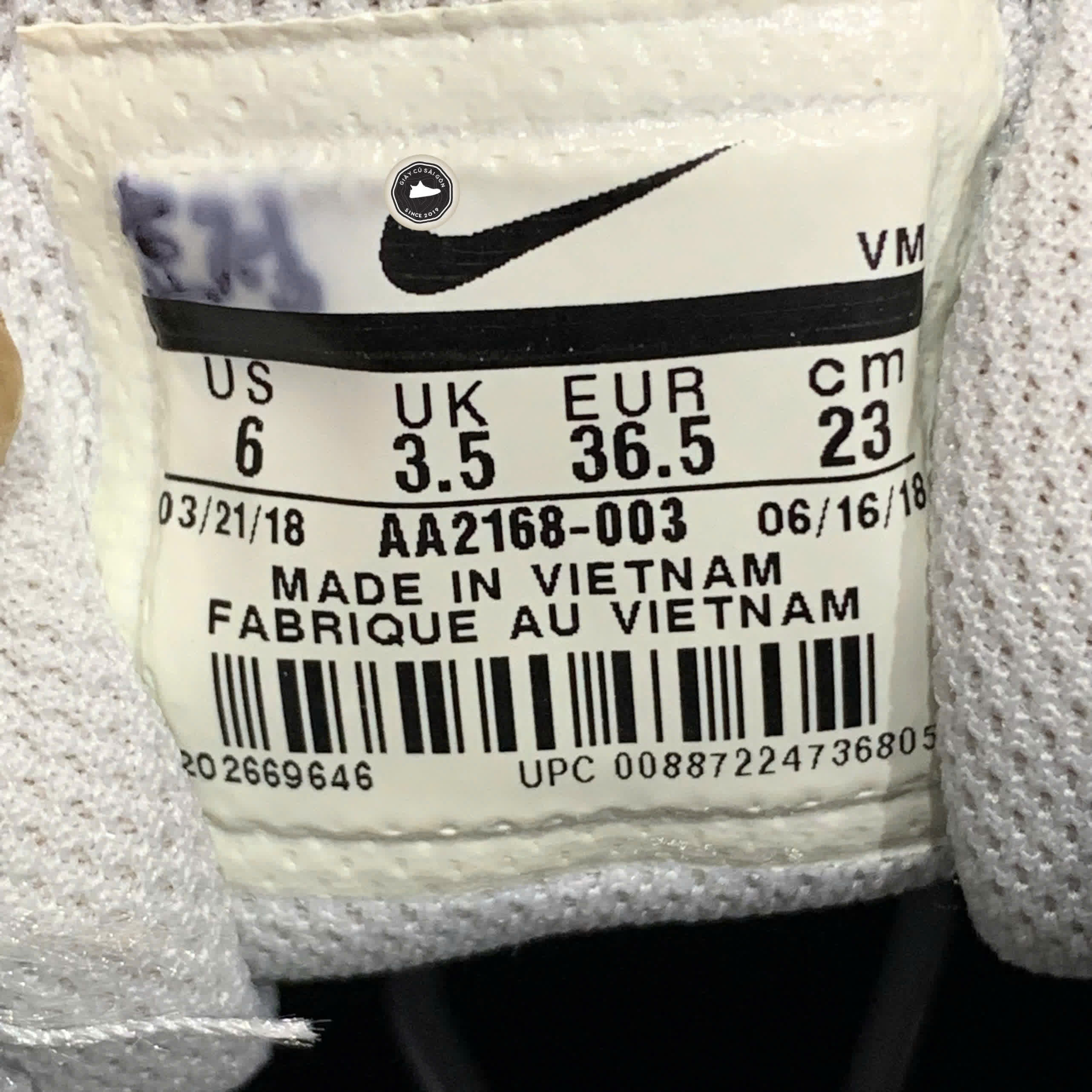 Giày 2hand AIRMAX AXIS AA2168-003 SIZE 36.5 pvn16071