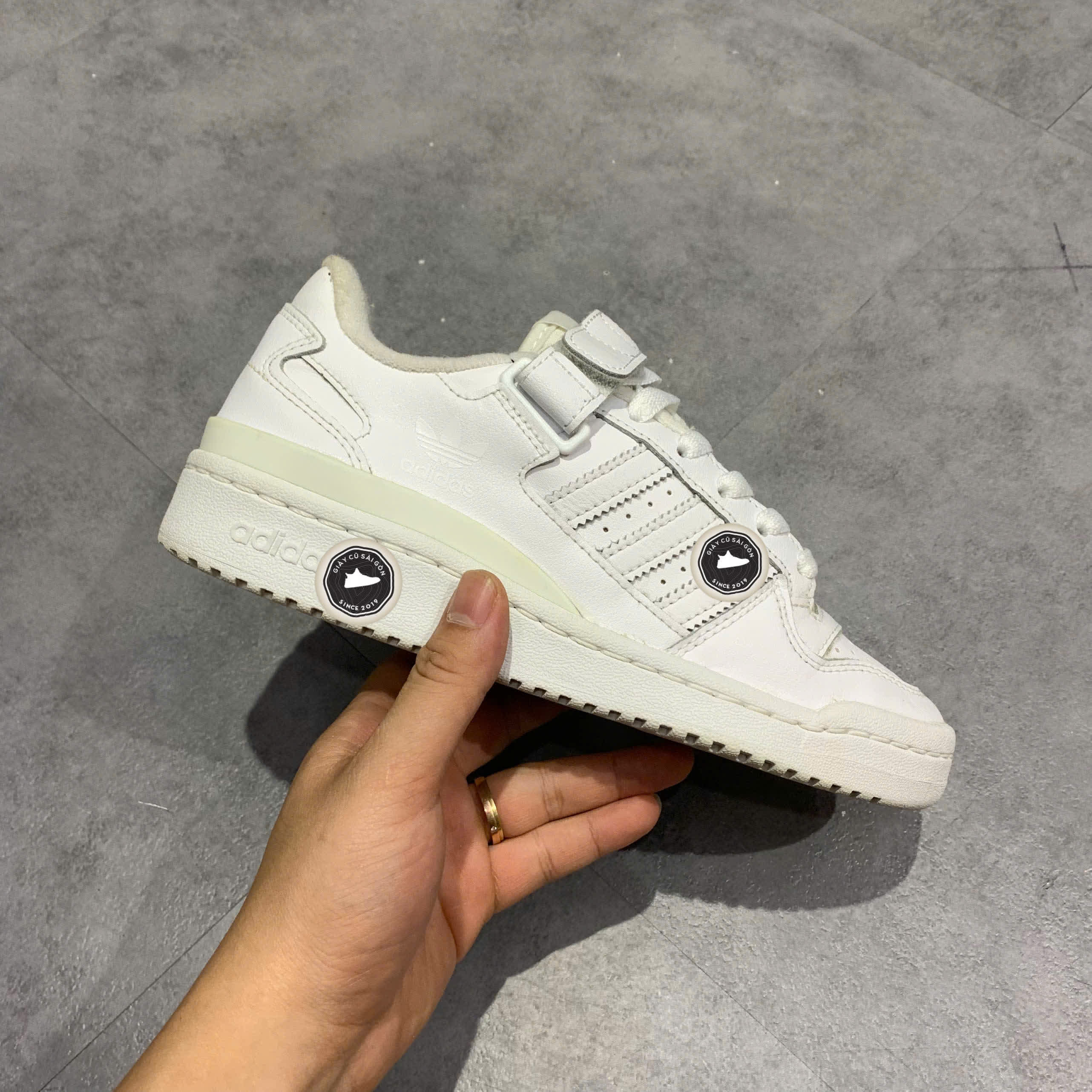 Giày 2hand Original Forum Low White FY7755 SIZE 37 1/3 PVN16068