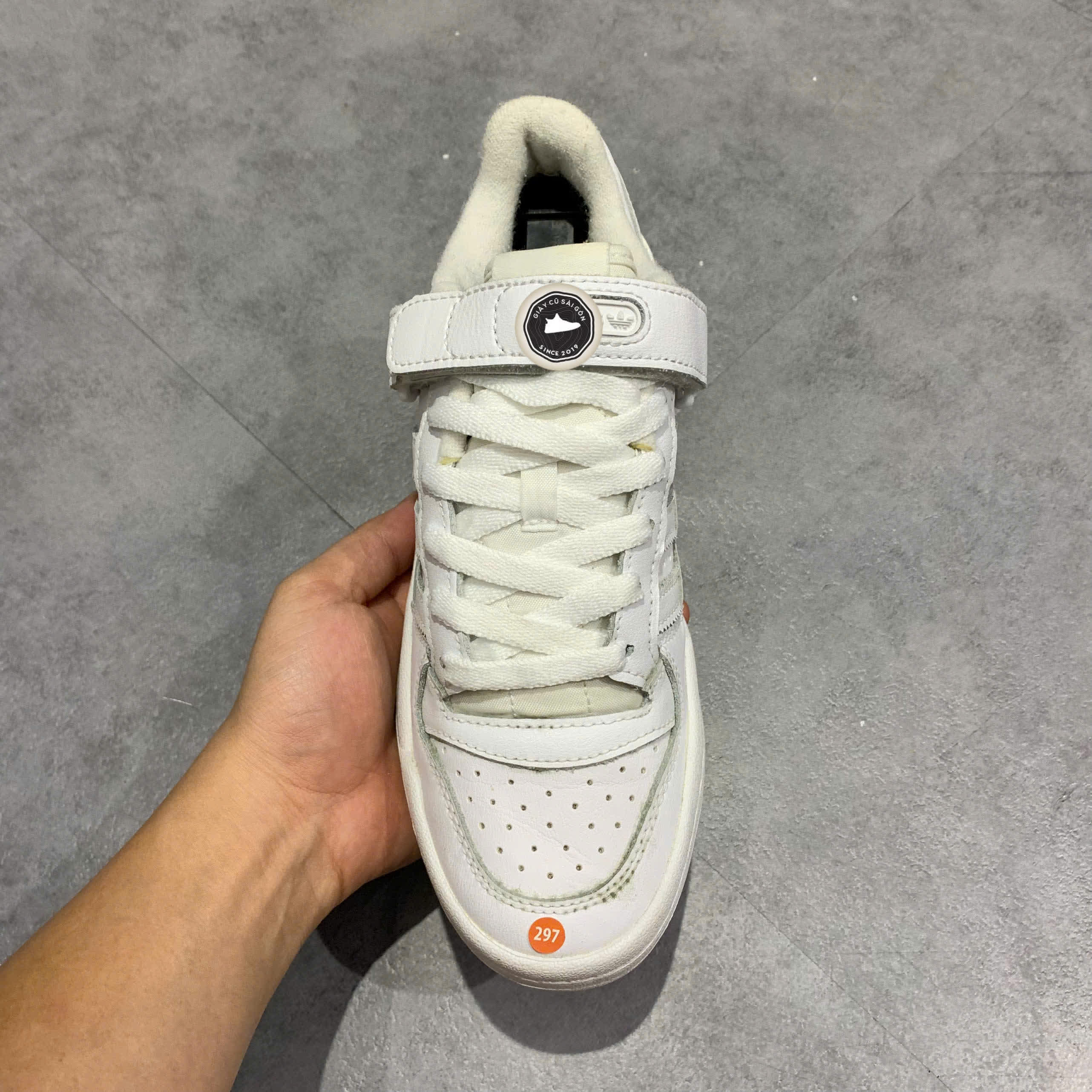 Giày 2hand Original Forum Low White FY7755 SIZE 37 1/3 PVN16068