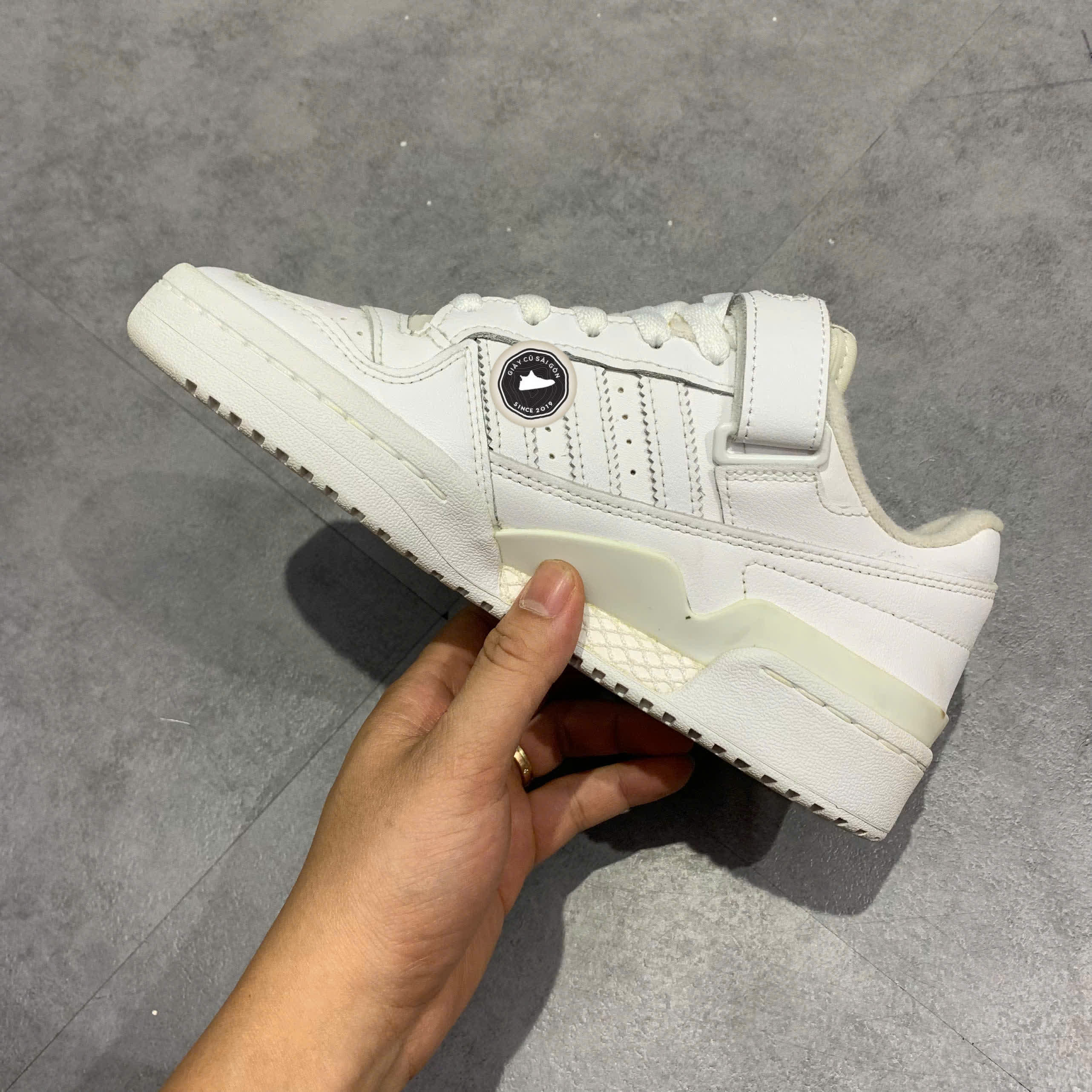 Giày 2hand Original Forum Low White FY7755 SIZE 37 1/3 PVN16068