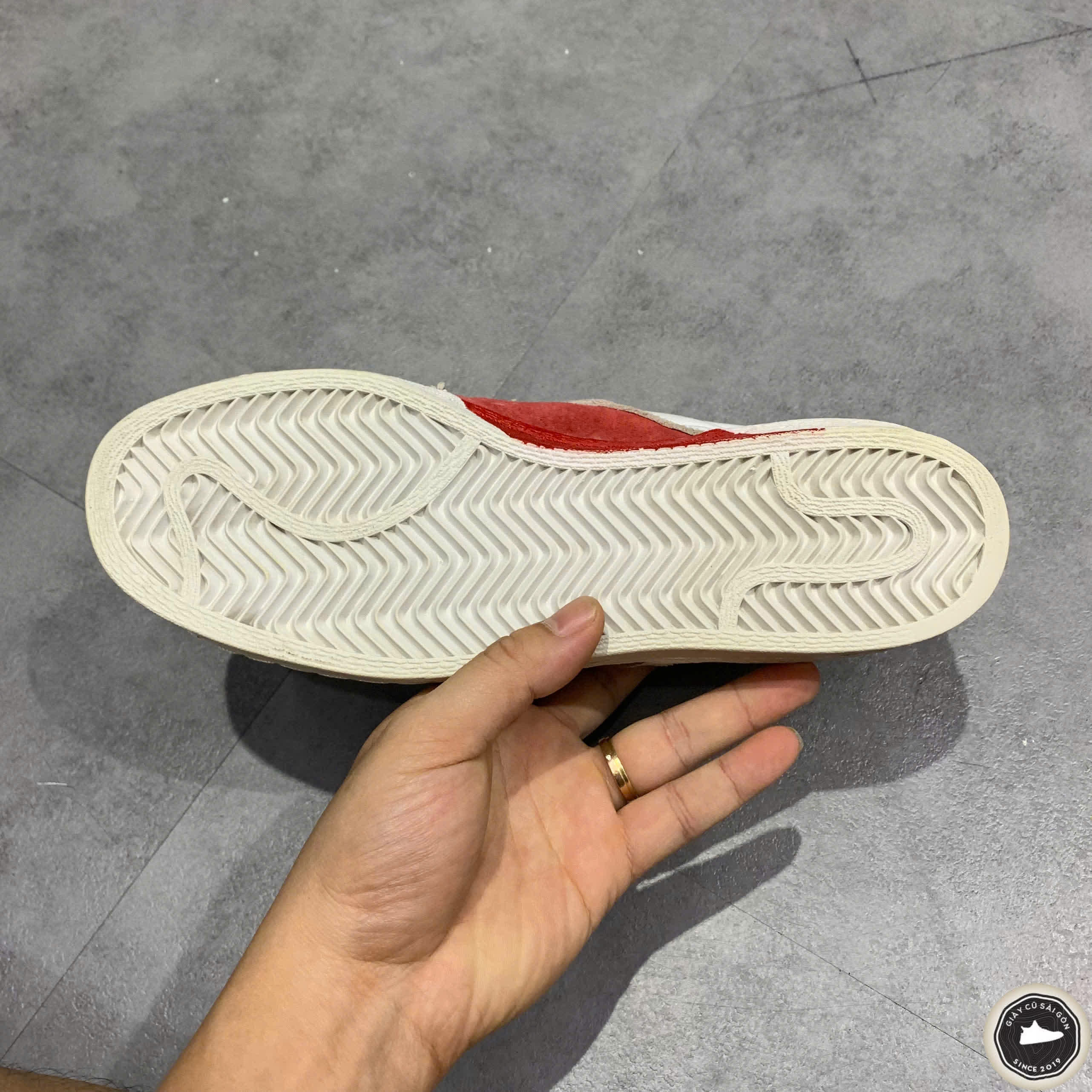 Giày 2hand Superstar 80 'Half Heart' CQ3009 SIZE 39 1/3 pvn15989