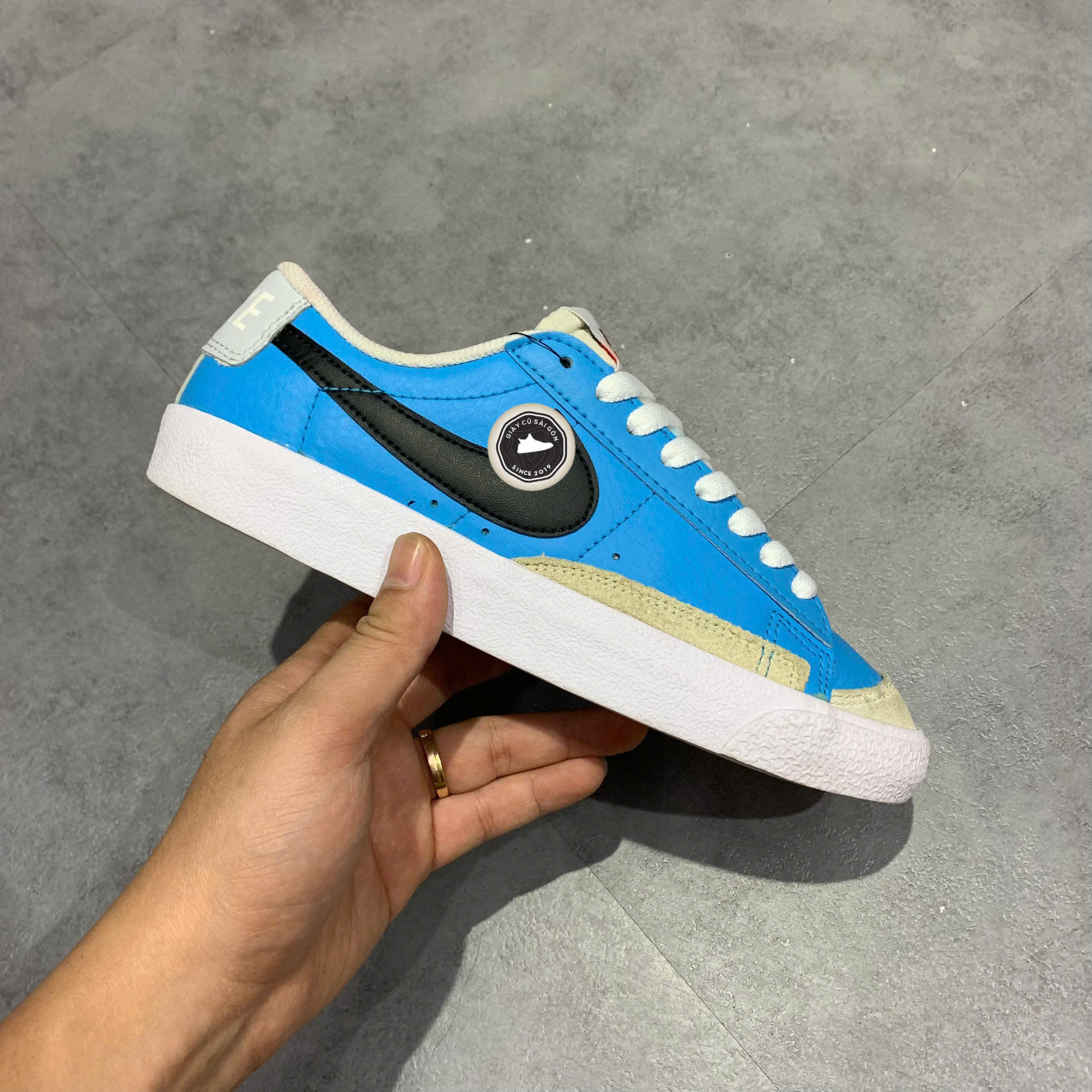 Giày 2hand Blazer Low 77 'Blue White' DA4074-401 SIZE 36.5 pvn16064