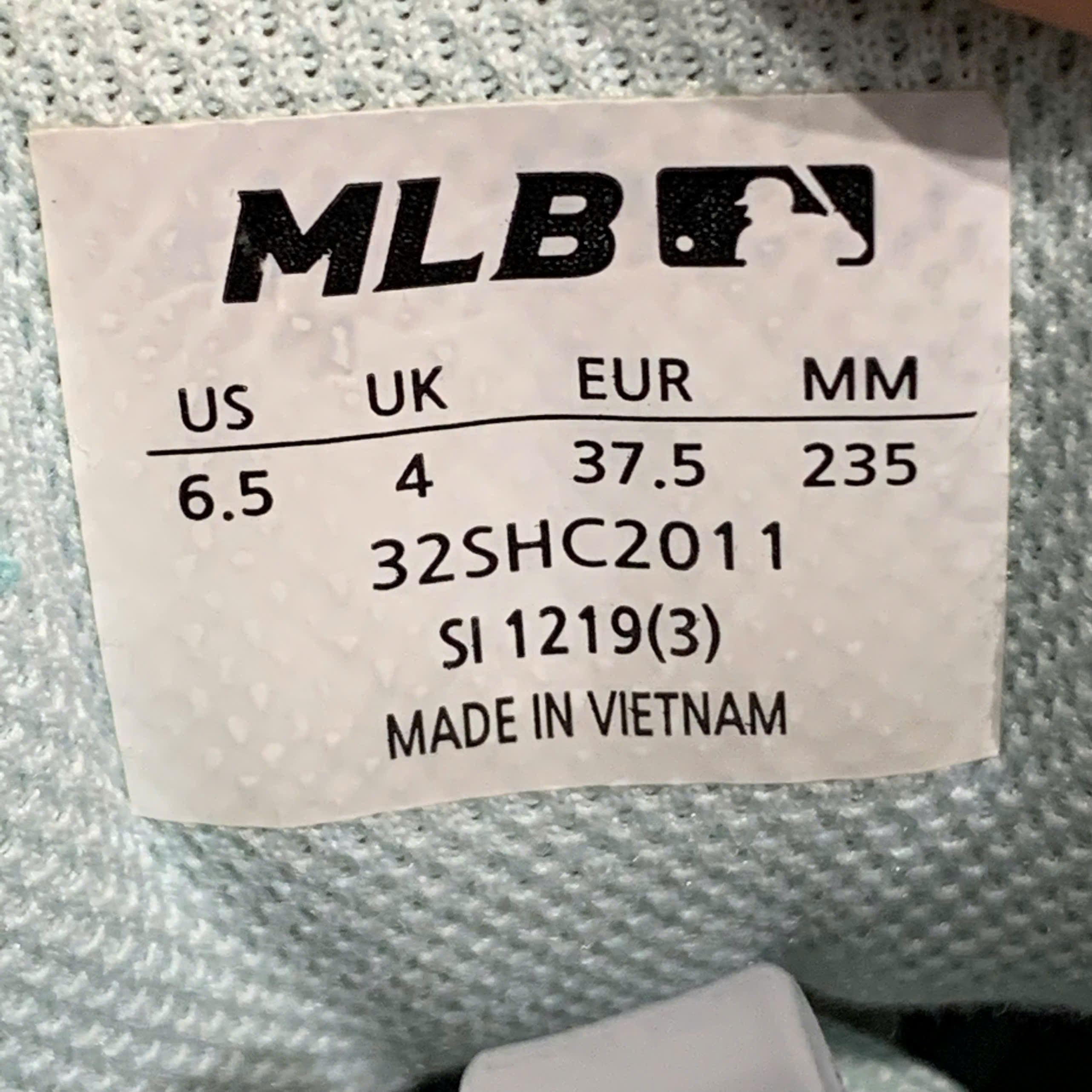 Giày 2hand MLB Big Ball Chunky P Philadelphia Phillies Xanh Mint SIZE 37.5