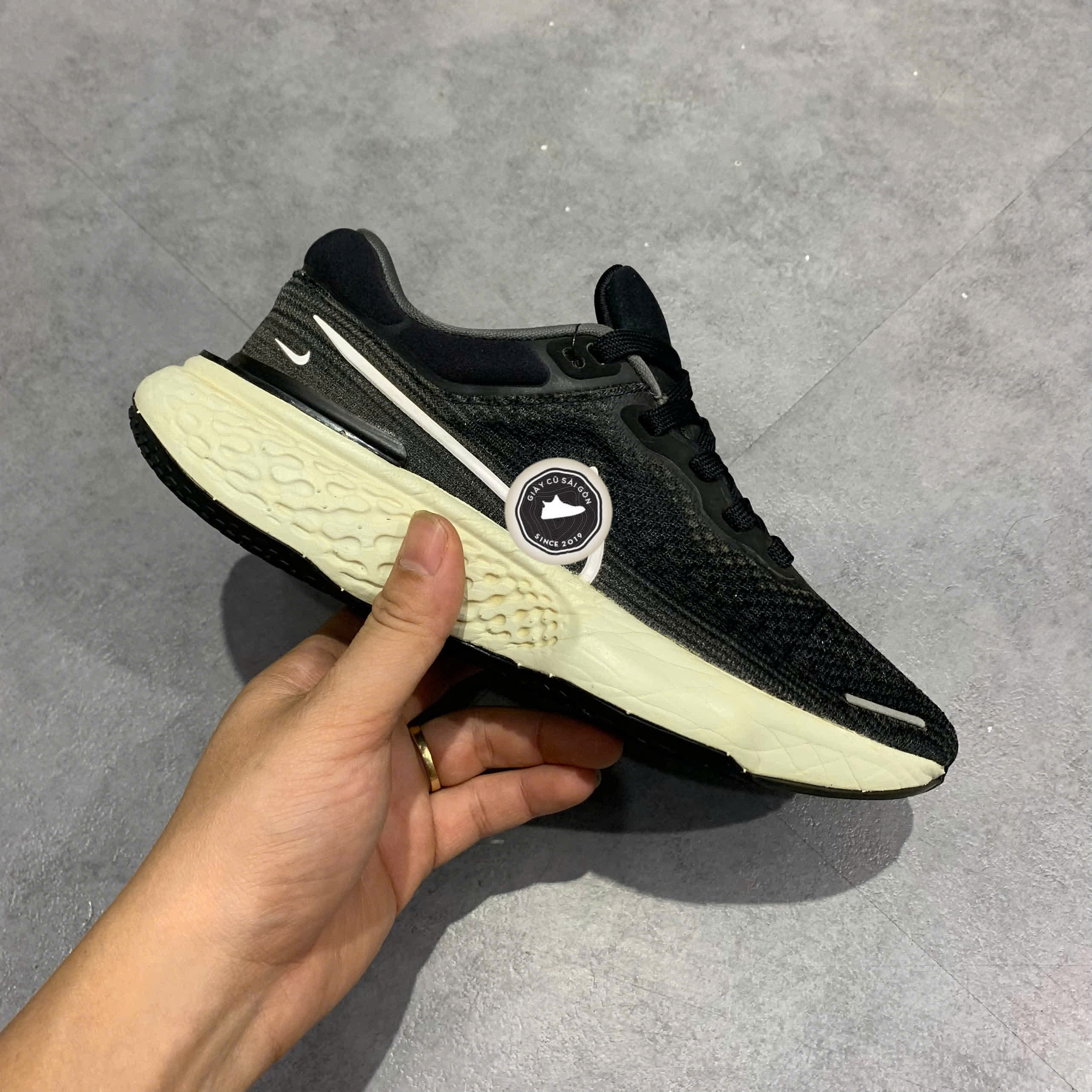Giày 2hand ZoomX Invincible 'Black White' CT2229-001 SIZE 36.5 pvn16109