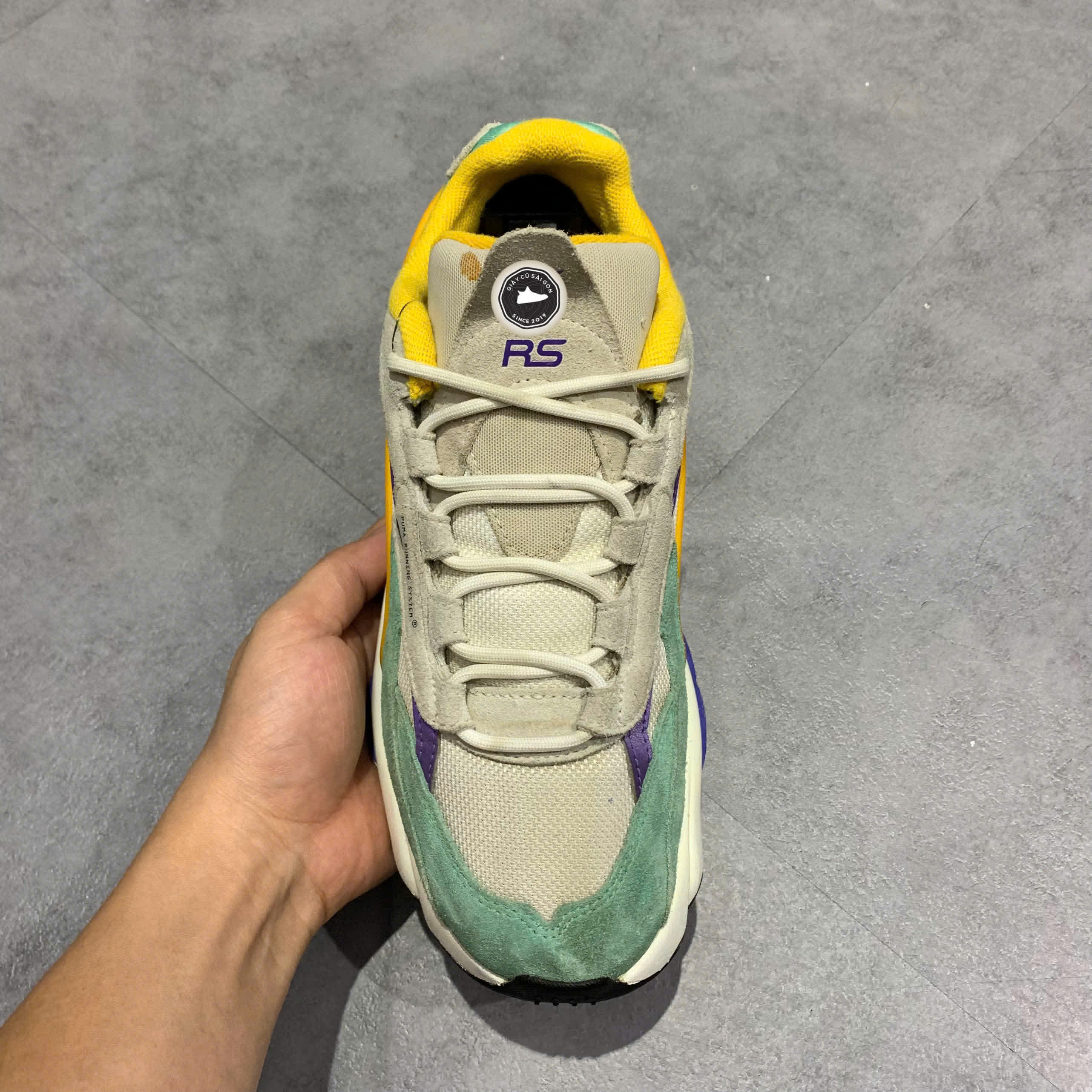 Giày 2hand RS-Connect Drip Biscay Green White Running 368610-02 SIZE 39 PVN16122