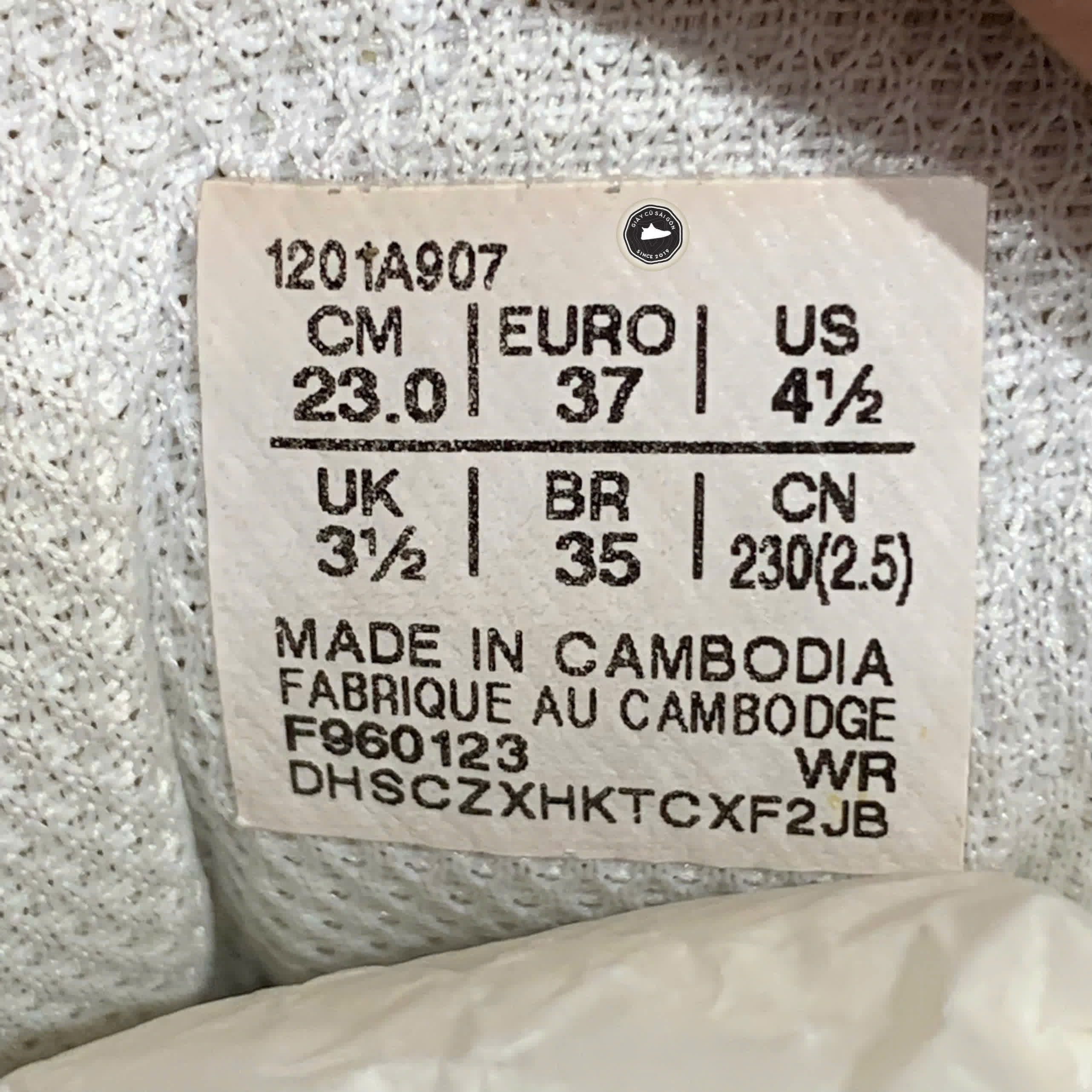 Giày 2hand Court S 1201A90 SIZE 37 pvn16249