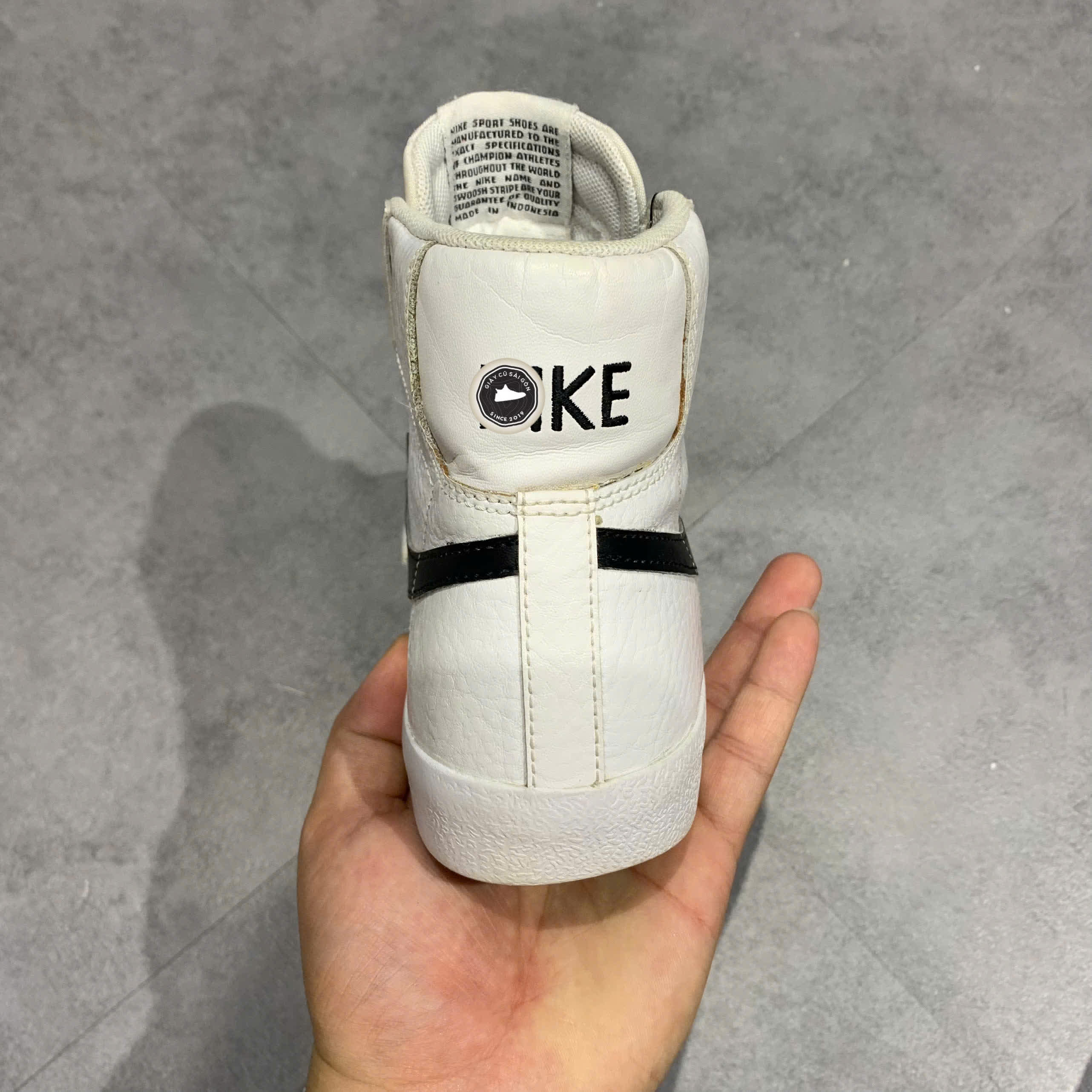 giày 2hand Blazer Mid '77 GS 'White Black' DA4086-100 SIZE 38 pvn16161