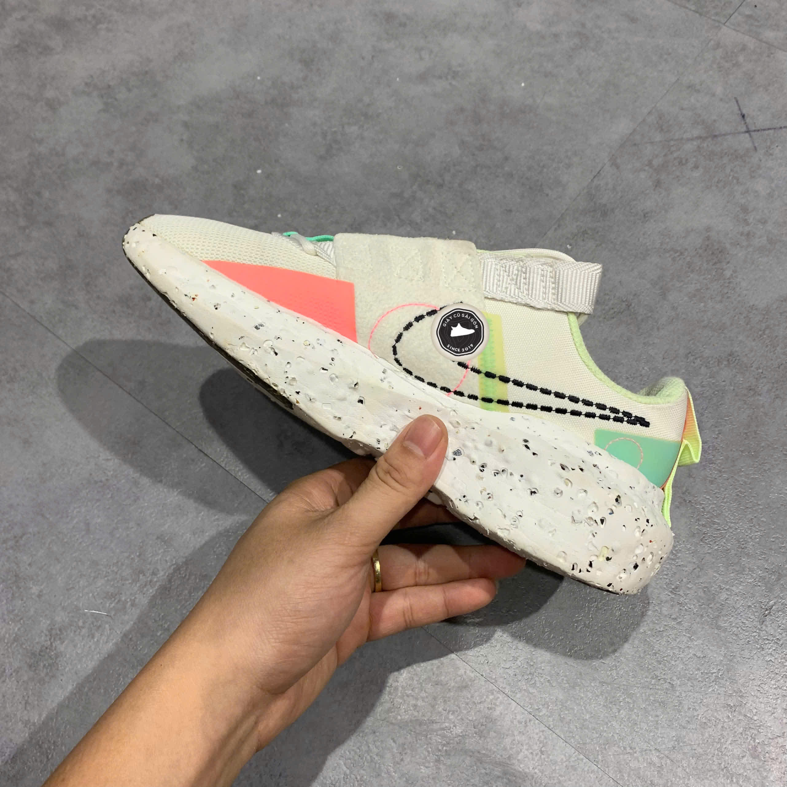 giày 2hand Crater Impact CW2386-101 SIZE 37.5 pvn16216