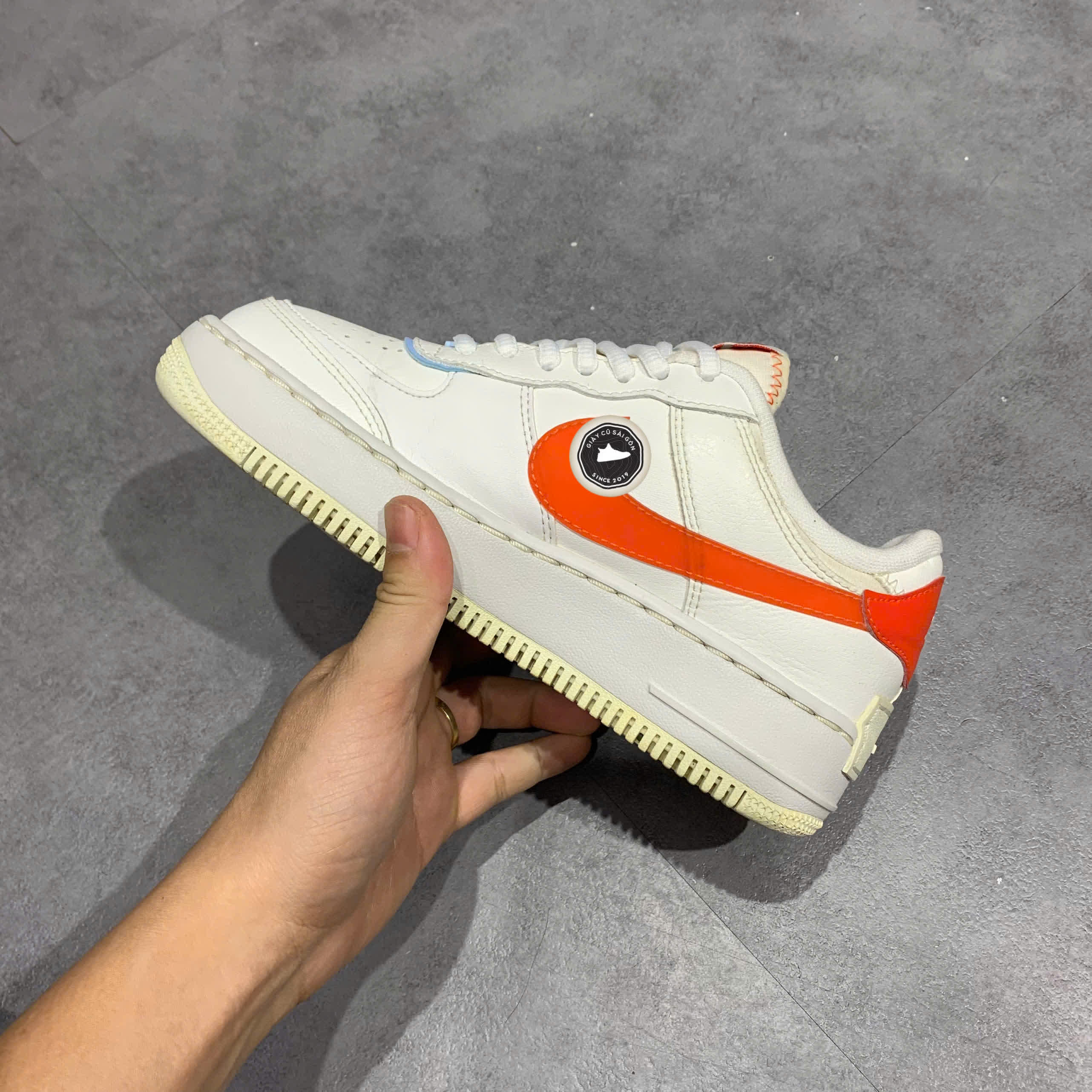 Giày 2hand Air Force 1 Shadow SE 'Team Orange Blue' CQ9503-100 SIZE 36.5 pvn16257