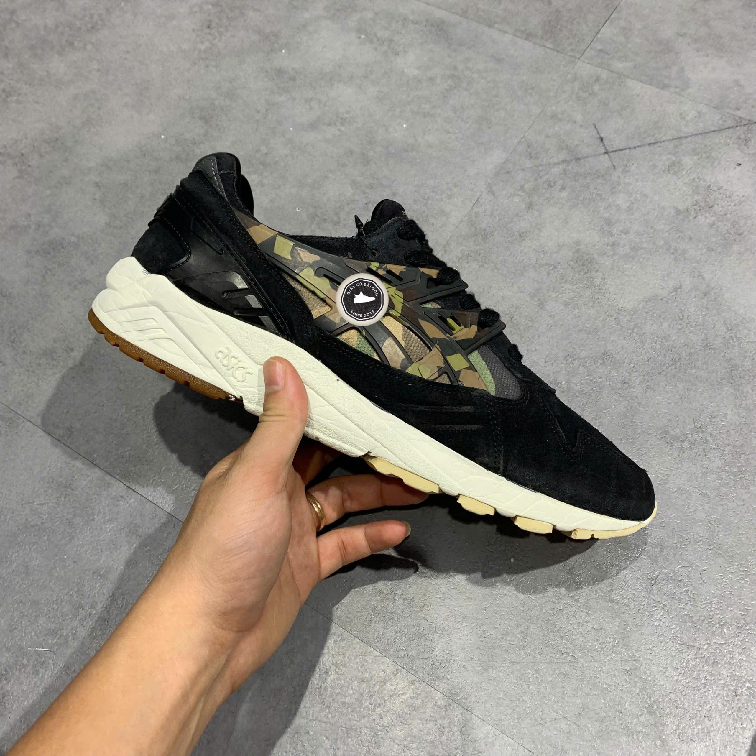 Giày 2hand Gel-Kayano Trainer Black SIZE 43.5 pvn16285
