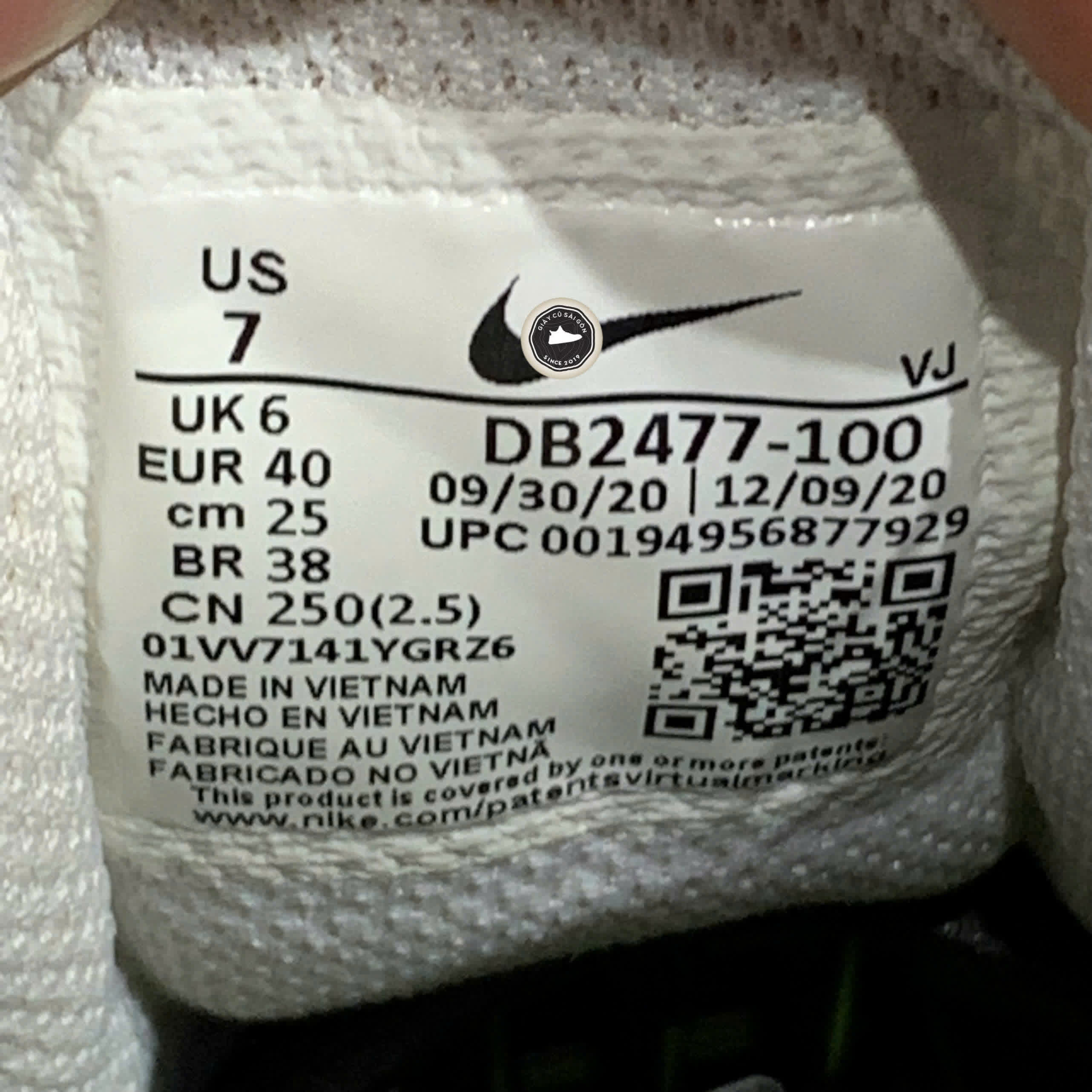 Giày 2hand Crater Impact 'Summit White' DB2477-100 SIZE 40 pvn16591