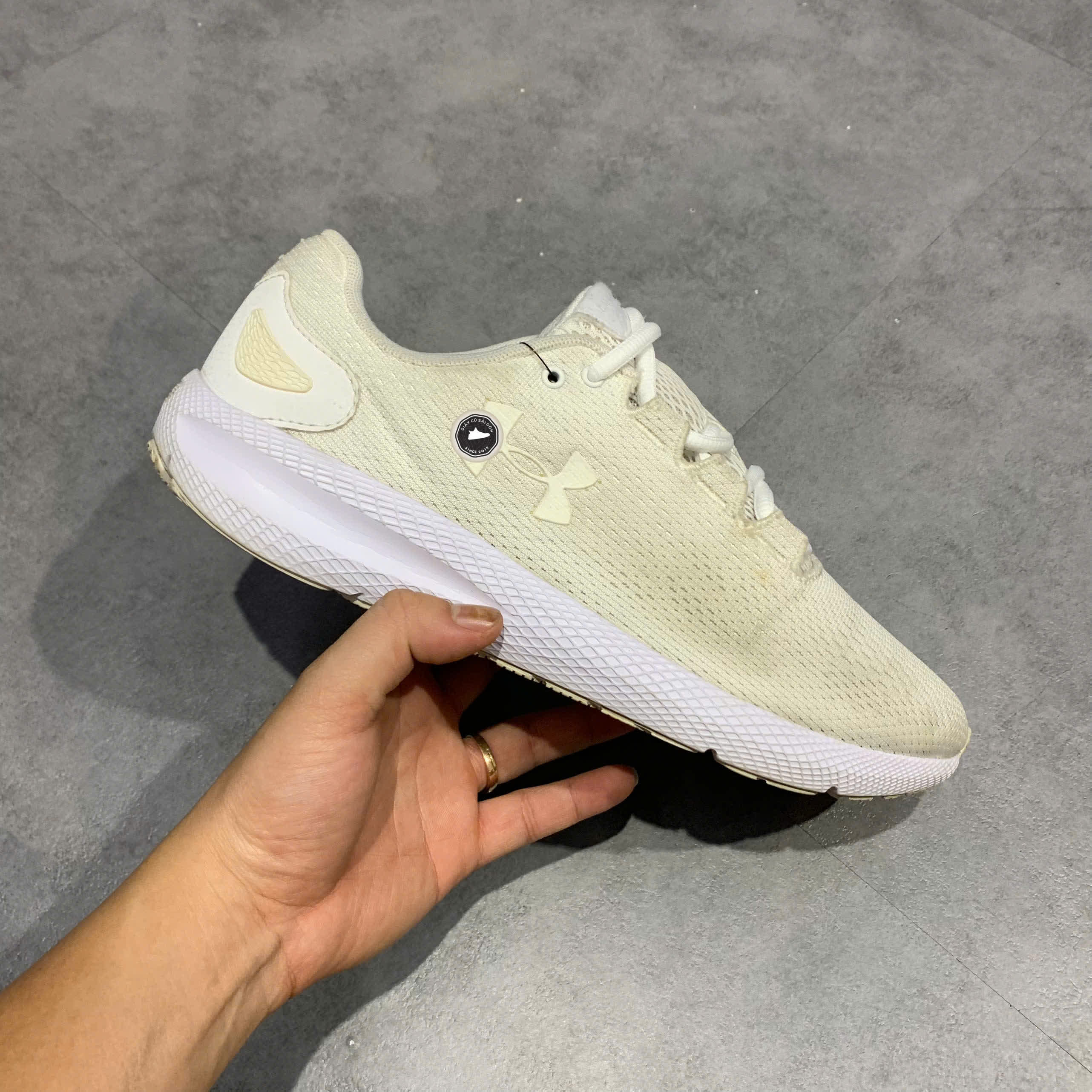 Giày 2hand Under Armour Pursuit 2 'Triple White' 3022594-101 SIZE 43 PVN16830