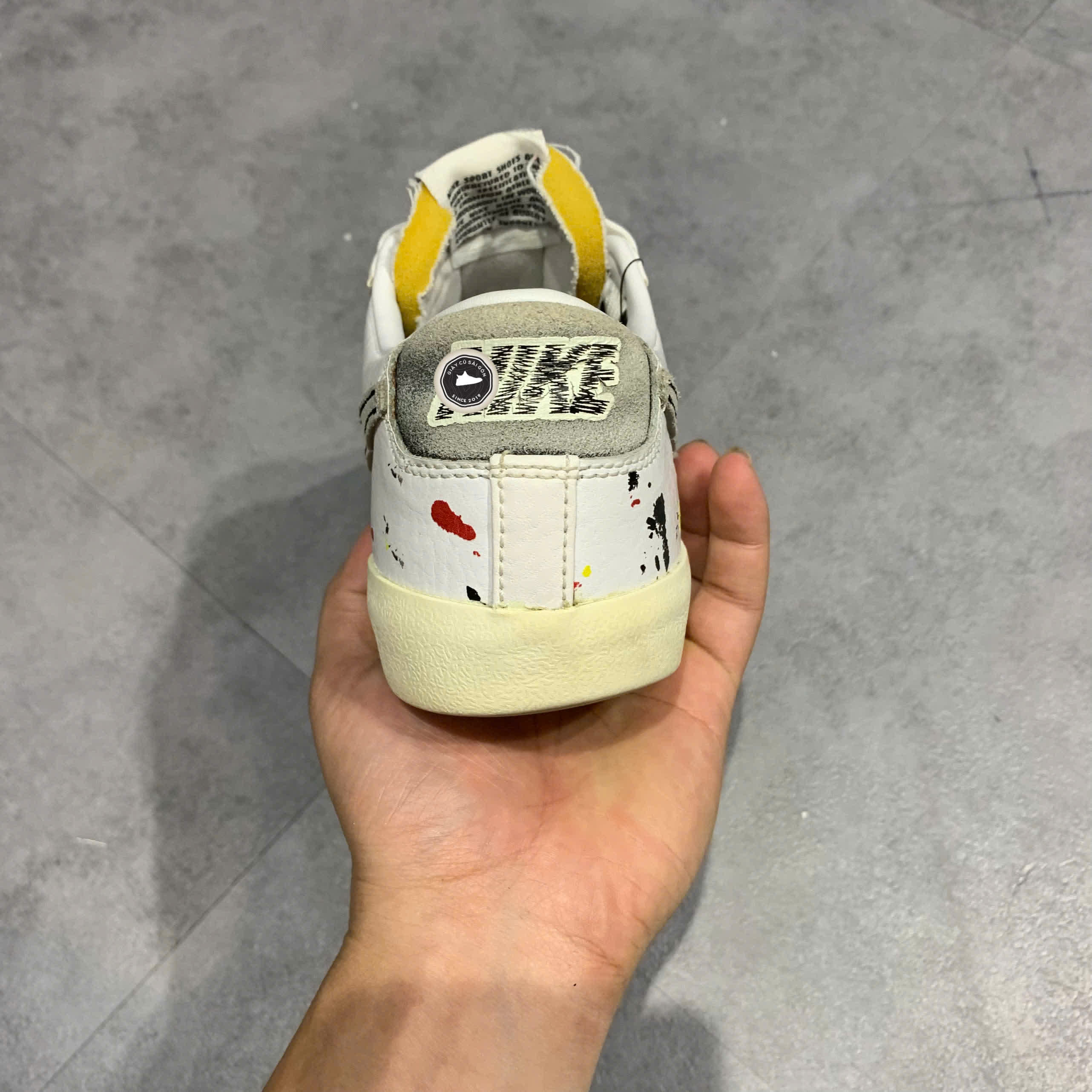 Giày 2hand Blazer Low '77 'Paint Splatter' DJ1517-100 SIZE 40.5 pvn16887