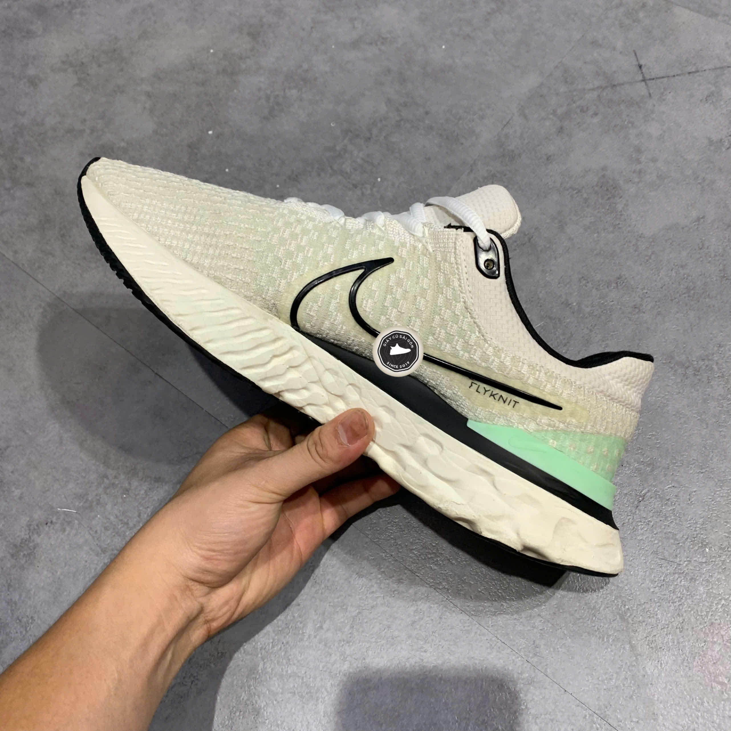 Giày 2hand React Infinity Run Flyknit 3 'Light Bone' DH5392-004 SIZE 44.5 pvn16607