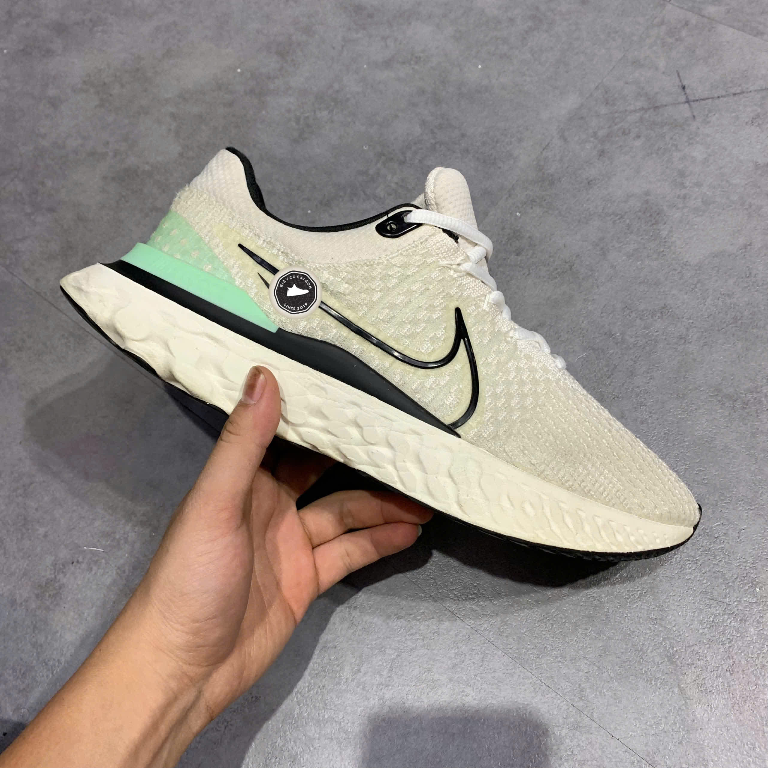 Giày 2hand React Infinity Run Flyknit 3 'Light Bone' DH5392-004 SIZE 44.5 pvn16607